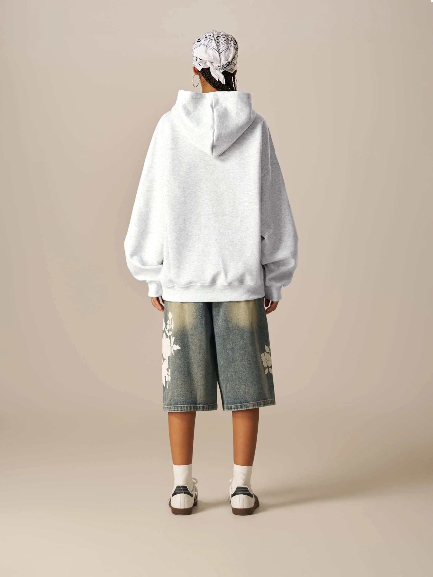 Aelfric Eden Oversized Flower Pattern Hoodie - Image 4