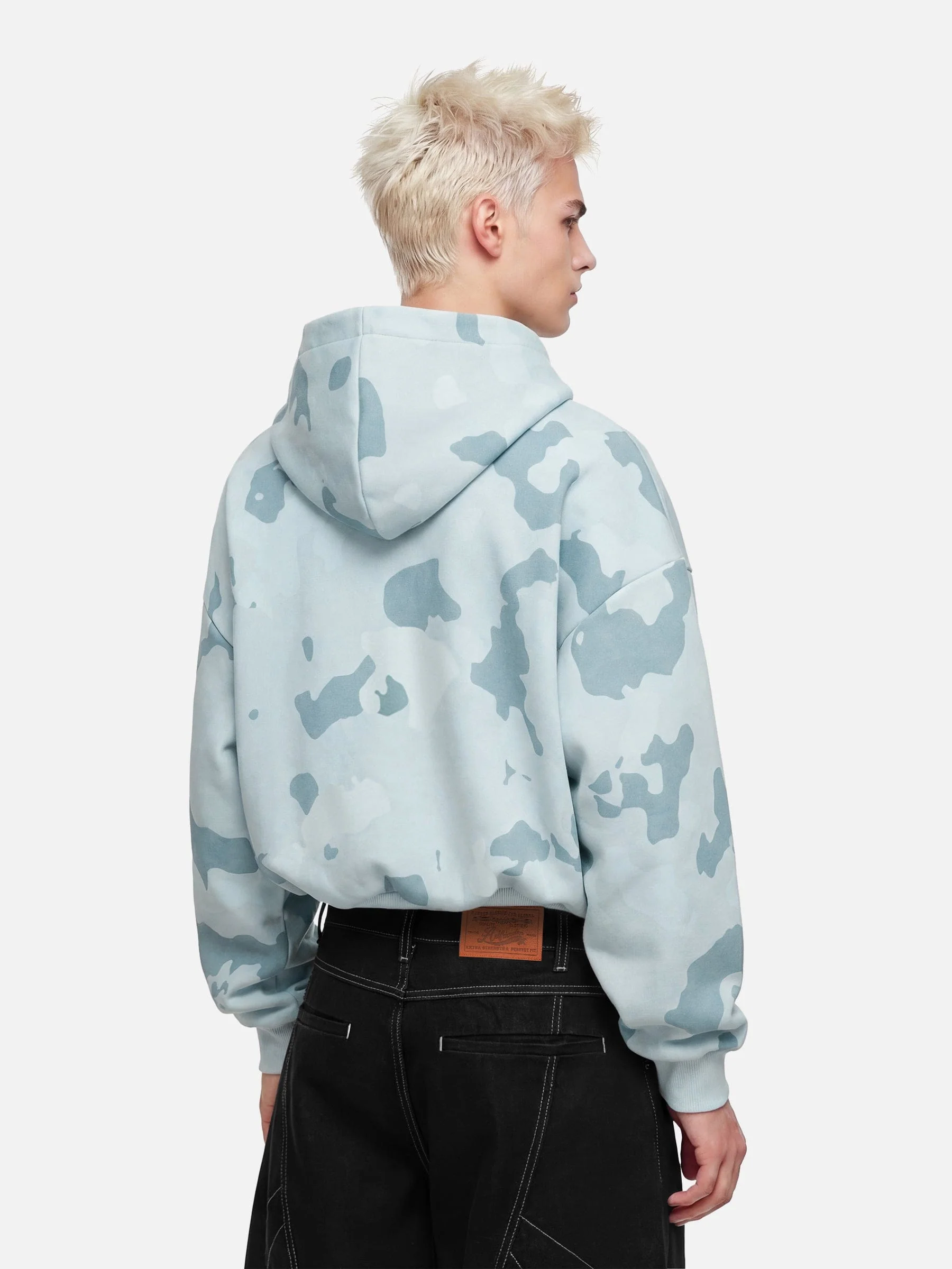 Aelfric Eden Boxy CAMO Zip Up Hoodie - Image 3