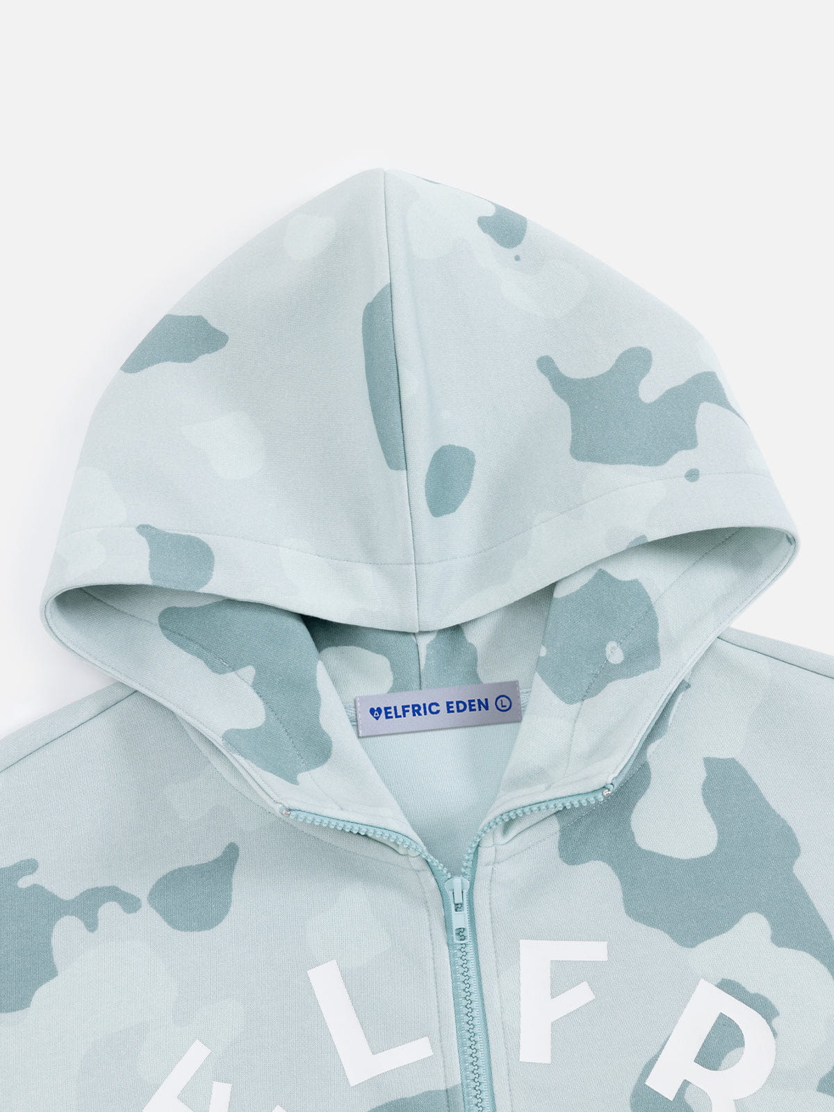 Aelfric Eden Boxy CAMO Zip Up Hoodie - Image 5