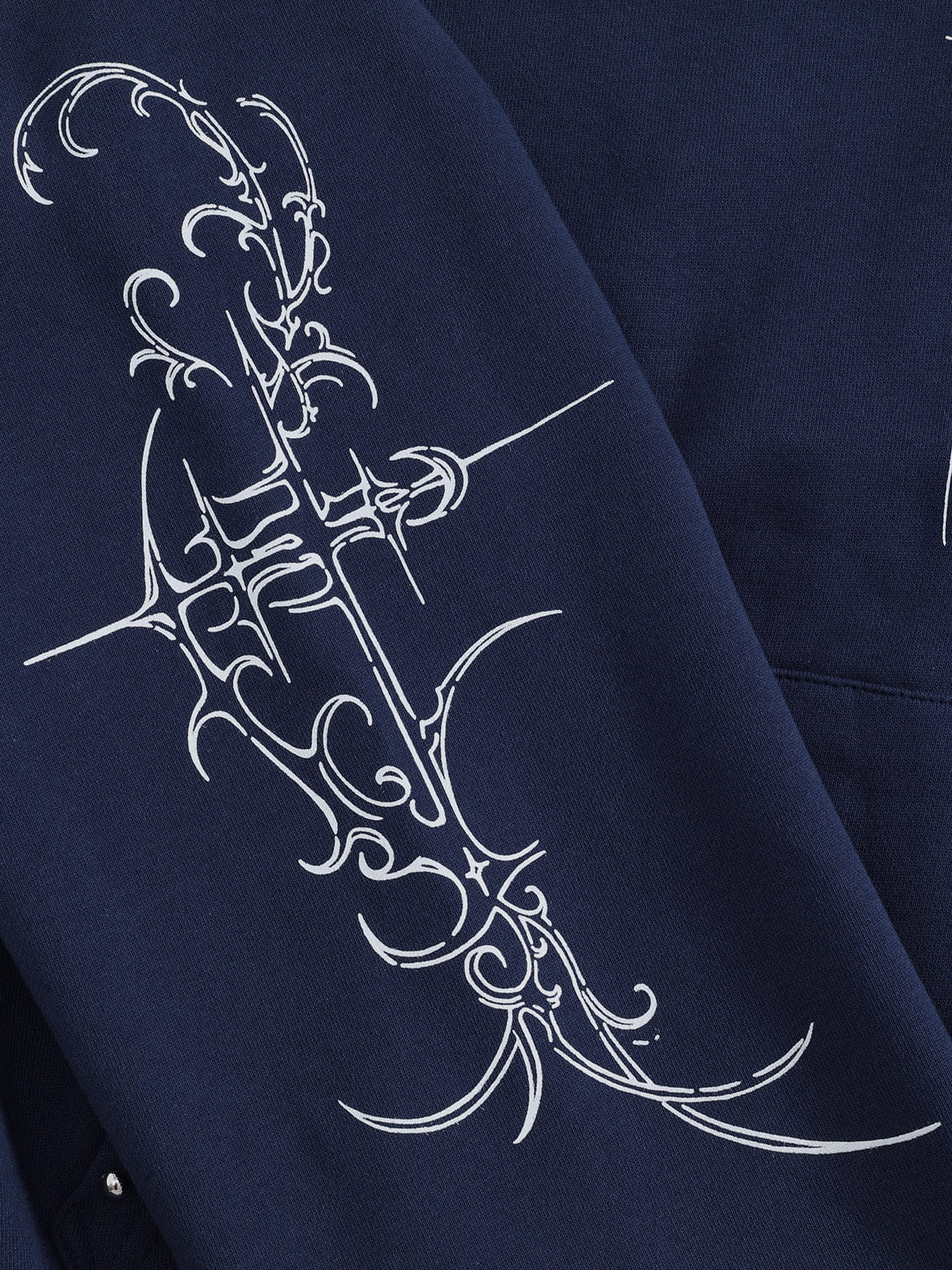 Aelfric Eden Boxy Cross Graphic Pullover Hoodie - Image 5