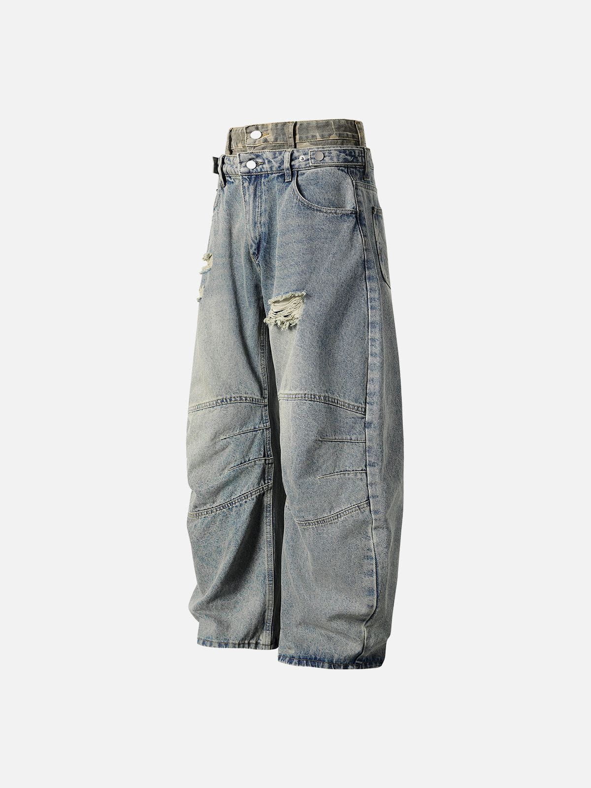 Aelfric Eden Baggy Barrel Double Waist Jeans - Image 5