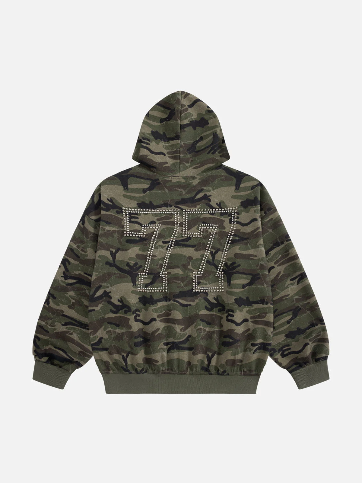 Aelfric Eden Camo Zip Up Hoodie - Image 3