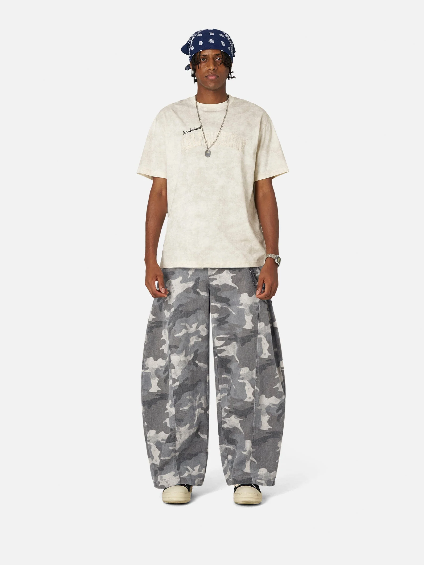Aelfric Eden Camo Super Baggy Barrel Pants - Image 3