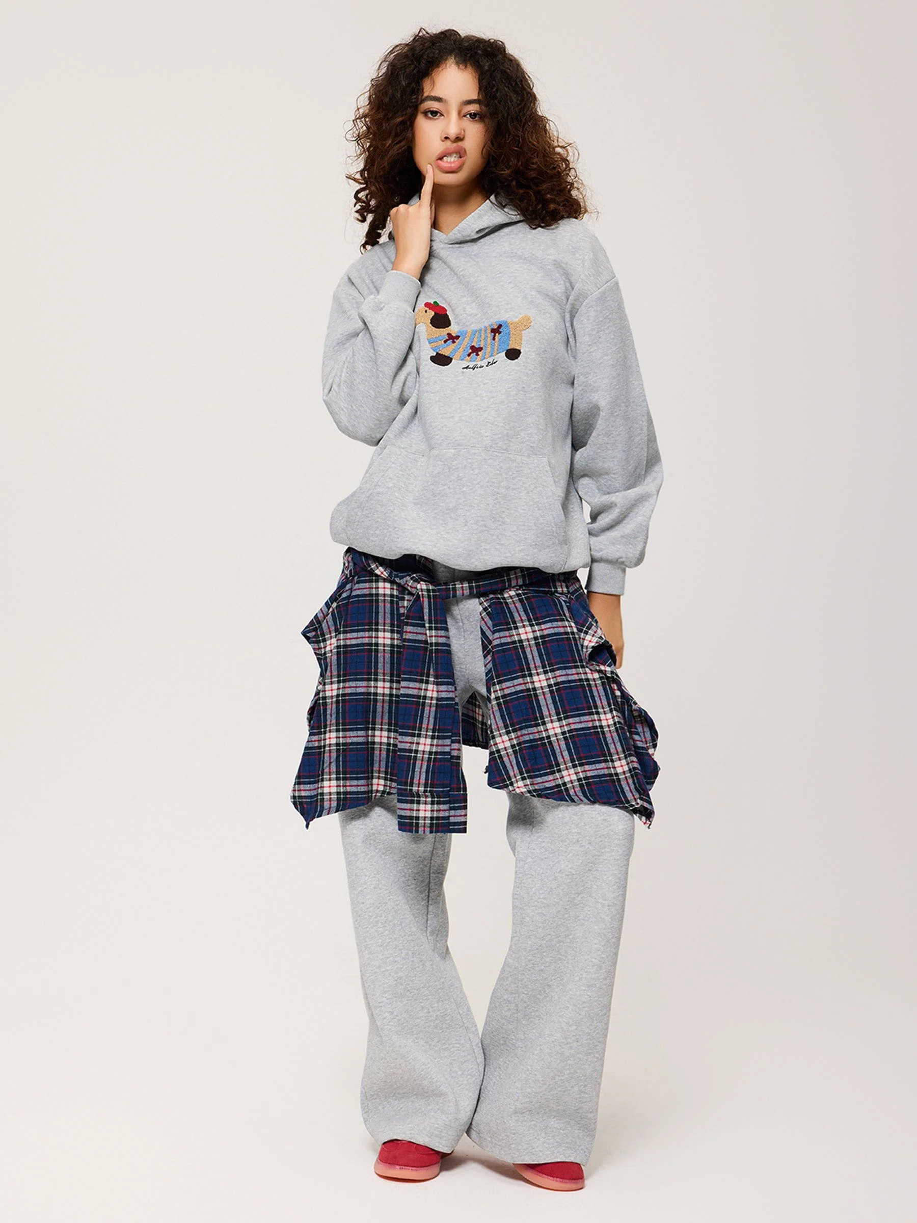 Aelfric Eden Cartoon Dachshund Hoodie - Image 5