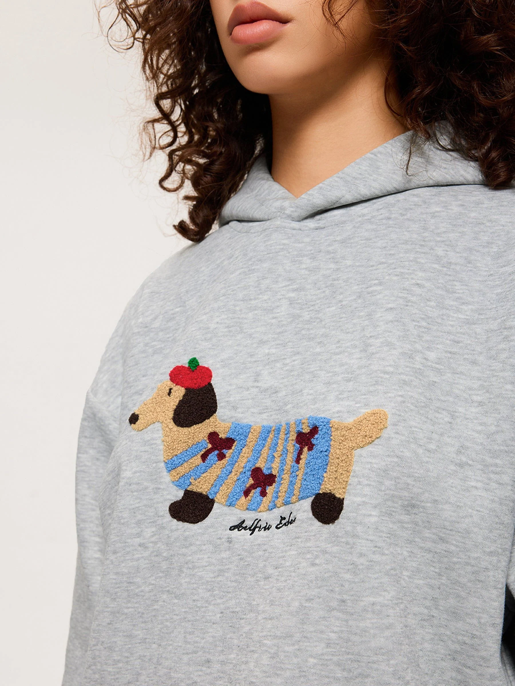 Aelfric Eden Cartoon Dachshund Hoodie - Image 6