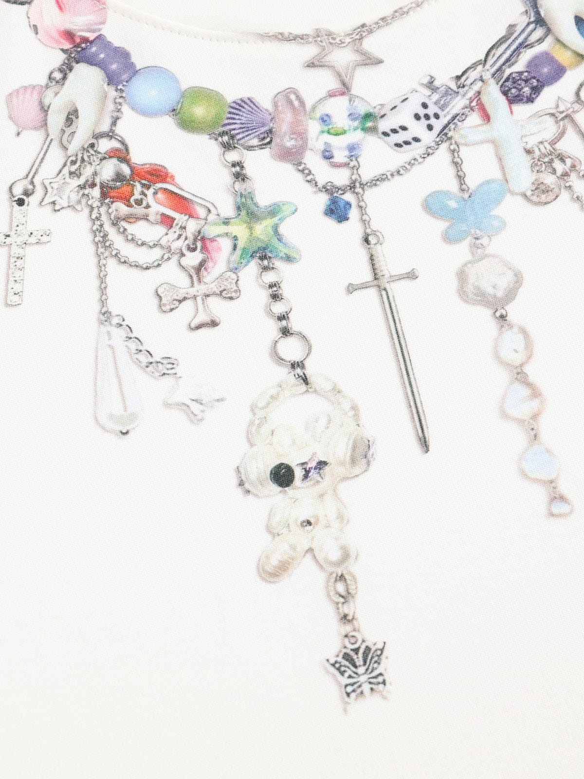 Aelfric Eden Charm Necklace Graphic Tee - Image 5