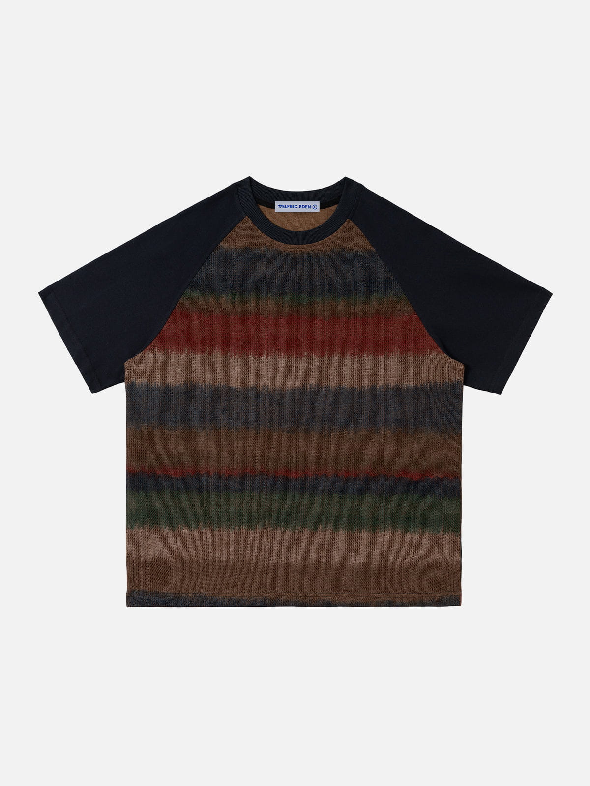 Aelfric Eden Color Block Stripe Raglan Tee - Image 2