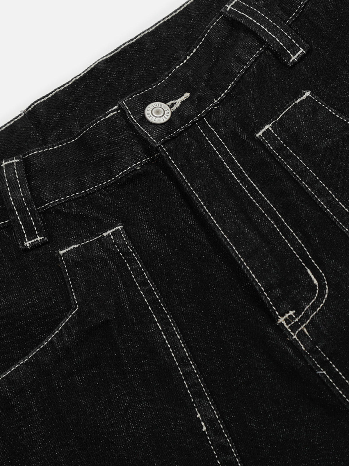 Aelfric Eden Contrast Stitch Jorts - Image 3