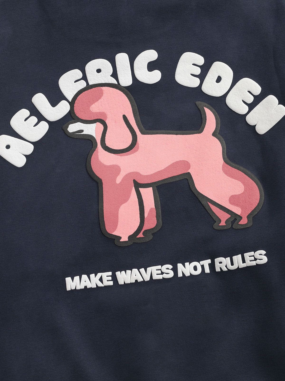 Aelfric Eden Oversized Cute Poodle Pullover Hoodie - Image 3