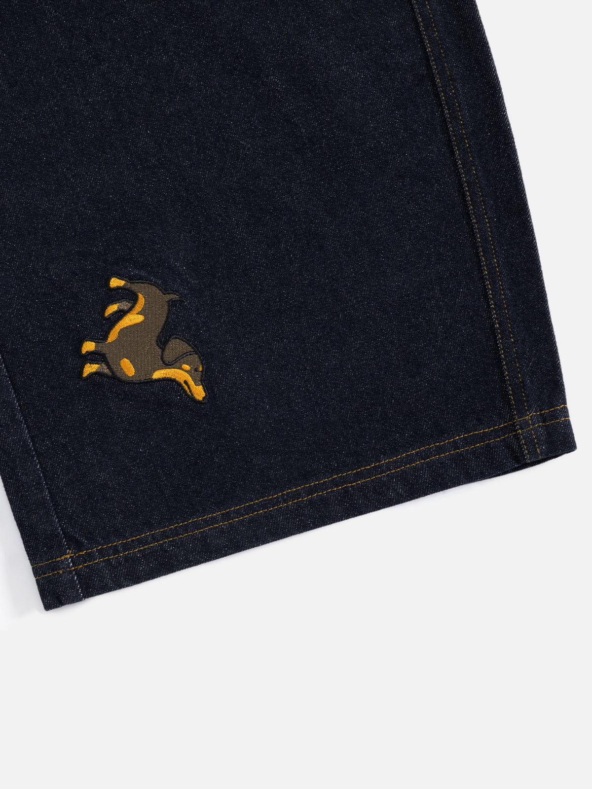 Aelfric Eden Dachshund Embroidered Baggy Jeans - Image 10