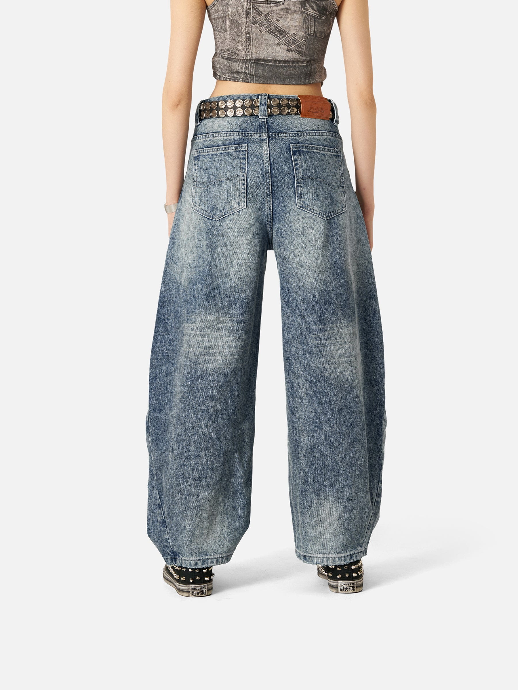 Aelfric Eden Baggy Ripped Jeans - Image 7