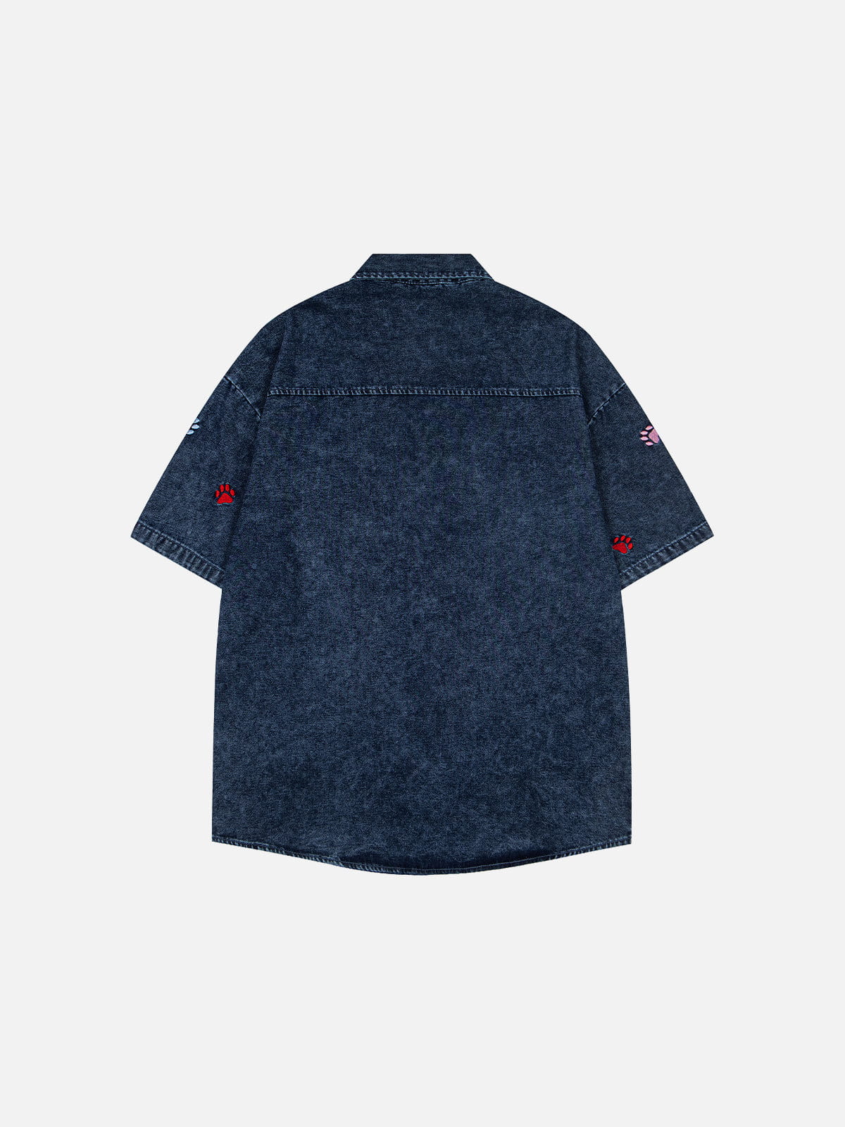 Aelfric Eden Dog Embroidery Short Sleeve Shirt - Image 2