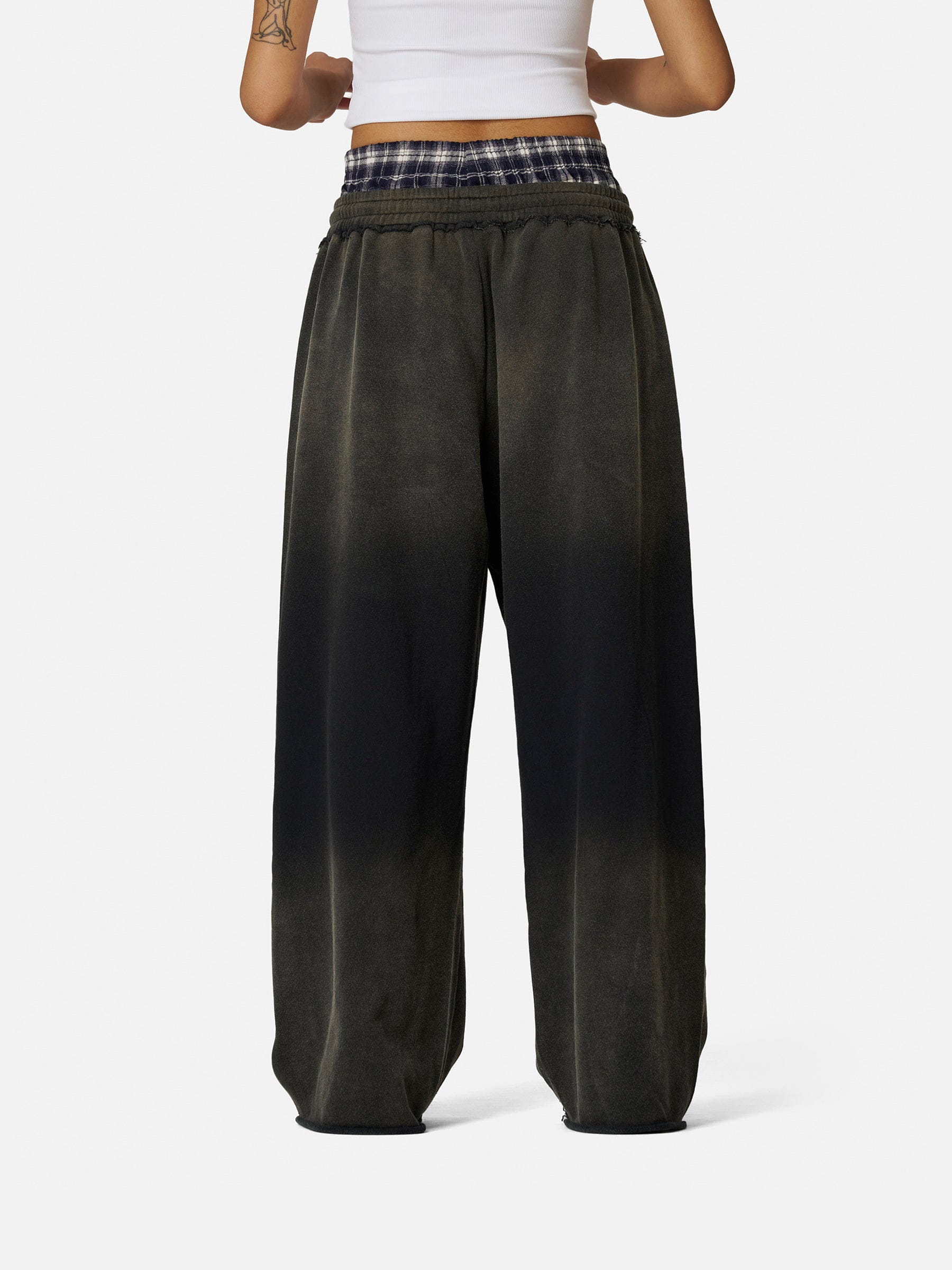 Aelfric Eden Double Waist Vintage Baggy Sweatpants - Image 8