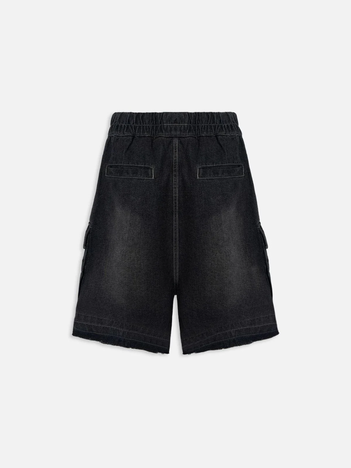 Aelfric Eden Drawstring Decorative Zipper Jorts - Image 6