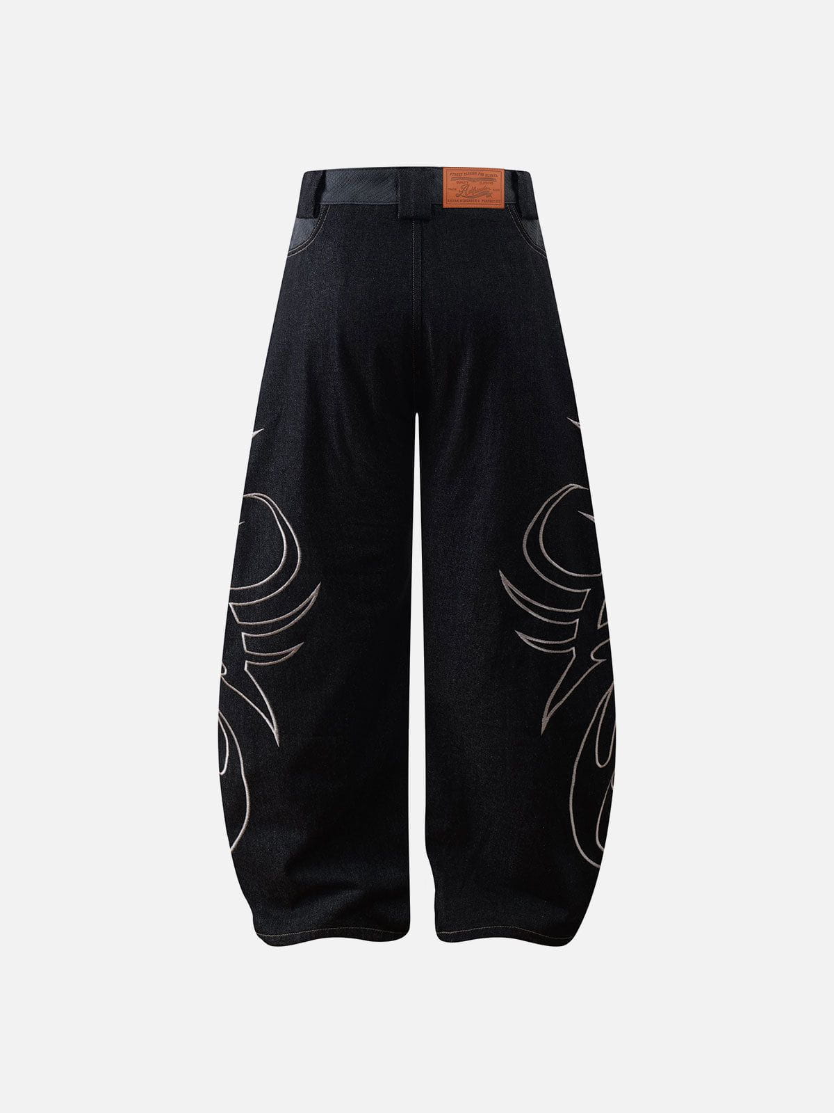 Aelfric Eden Baggy Barrel Embroidery Jeans - Image 5