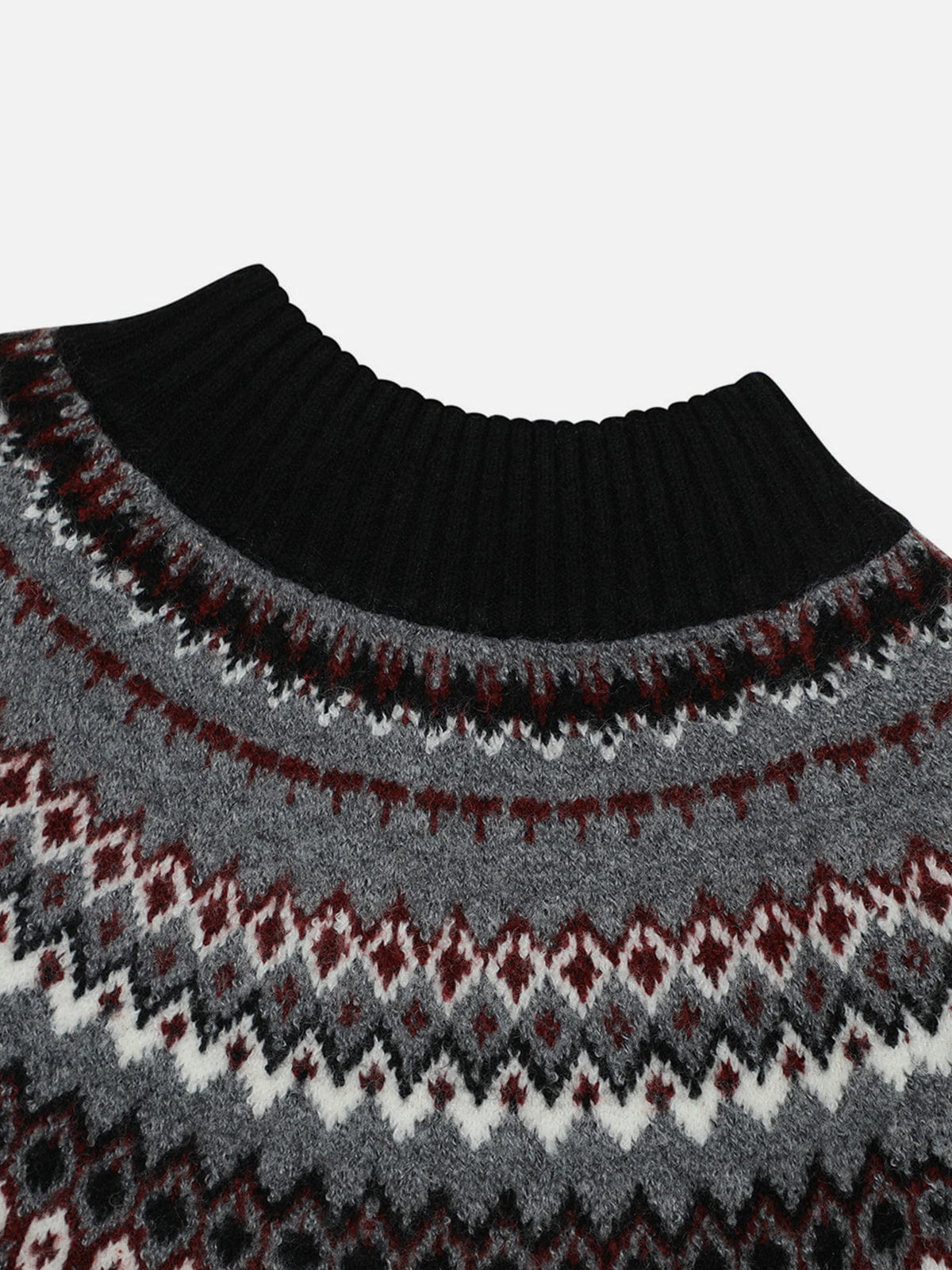 Aelfric Eden Fair Isle Half-Zip Sweater - Image 5