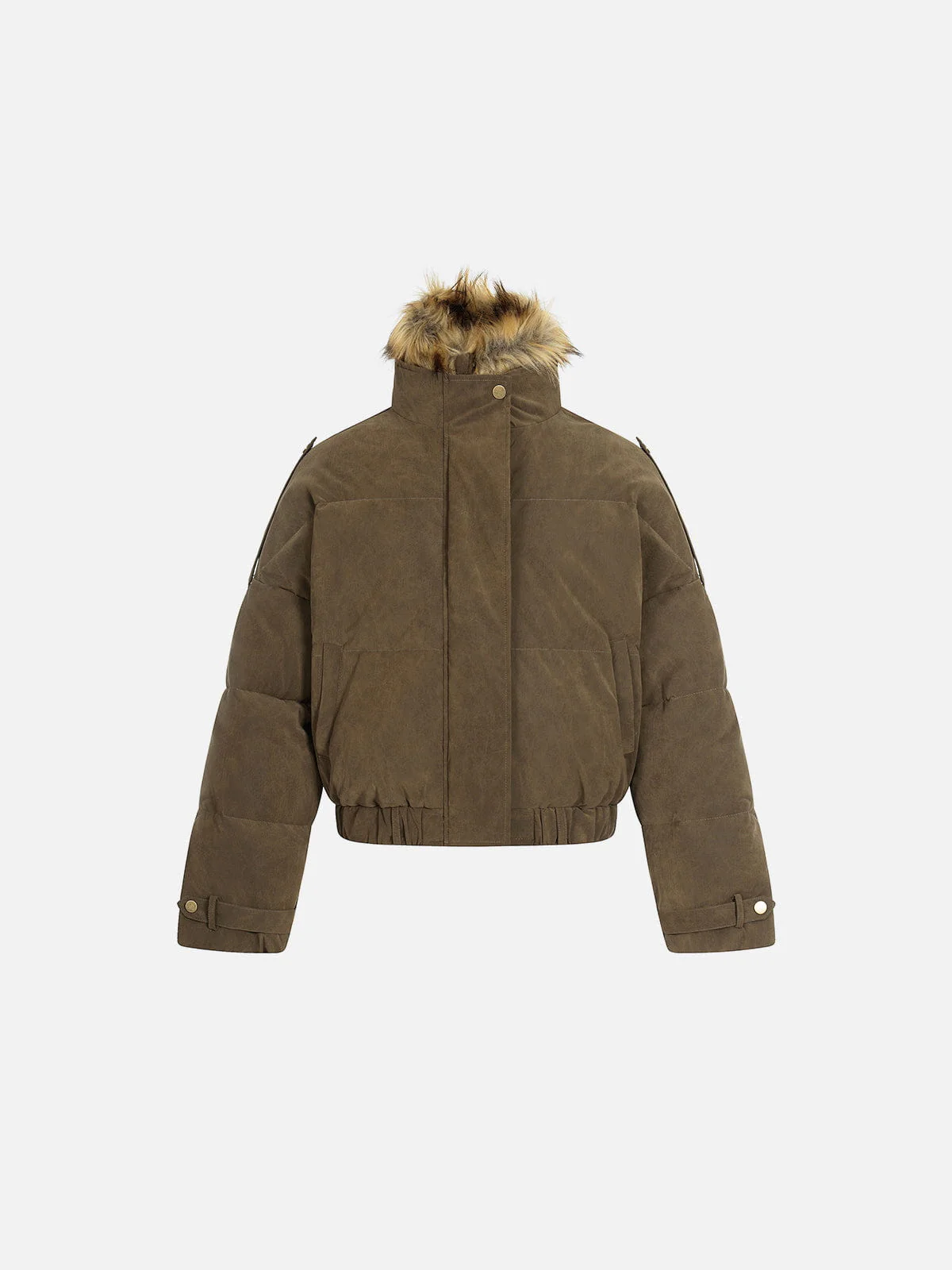 Aelfric Eden Faux Fur Two Layer Coat - Image 3