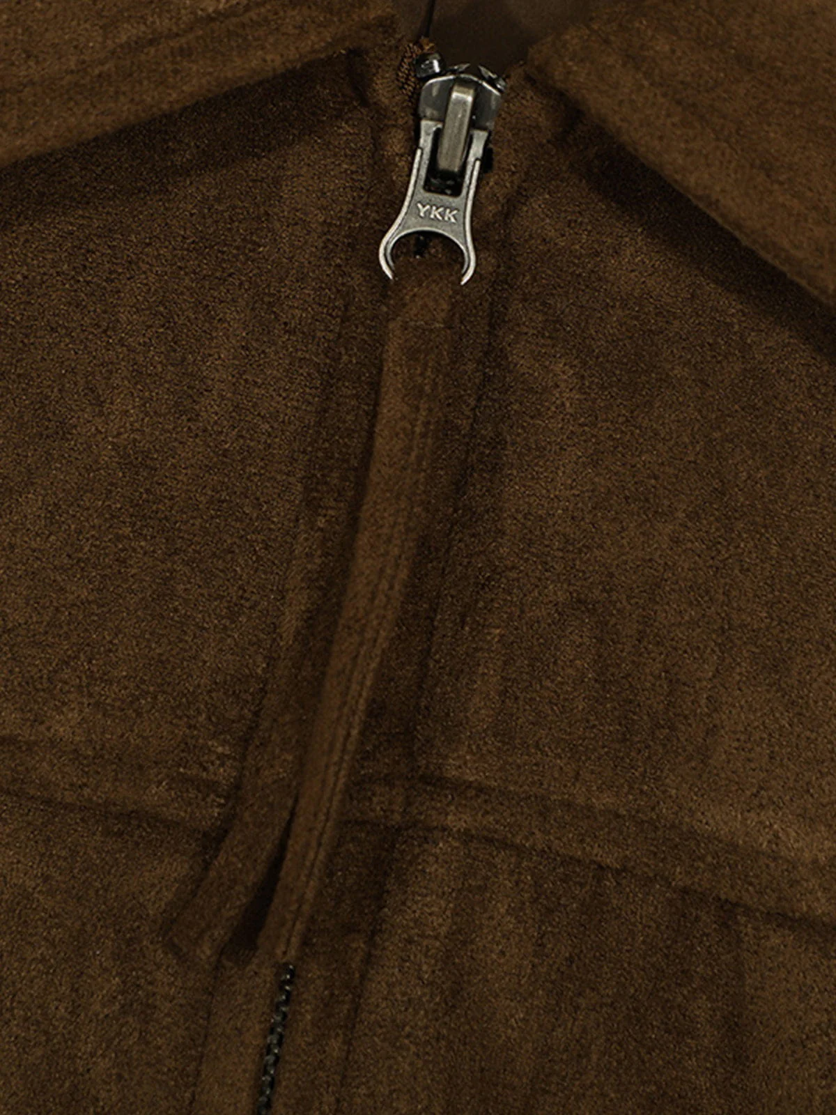 Aelfric Eden Faux Suede Zip Up Jacket - Image 4