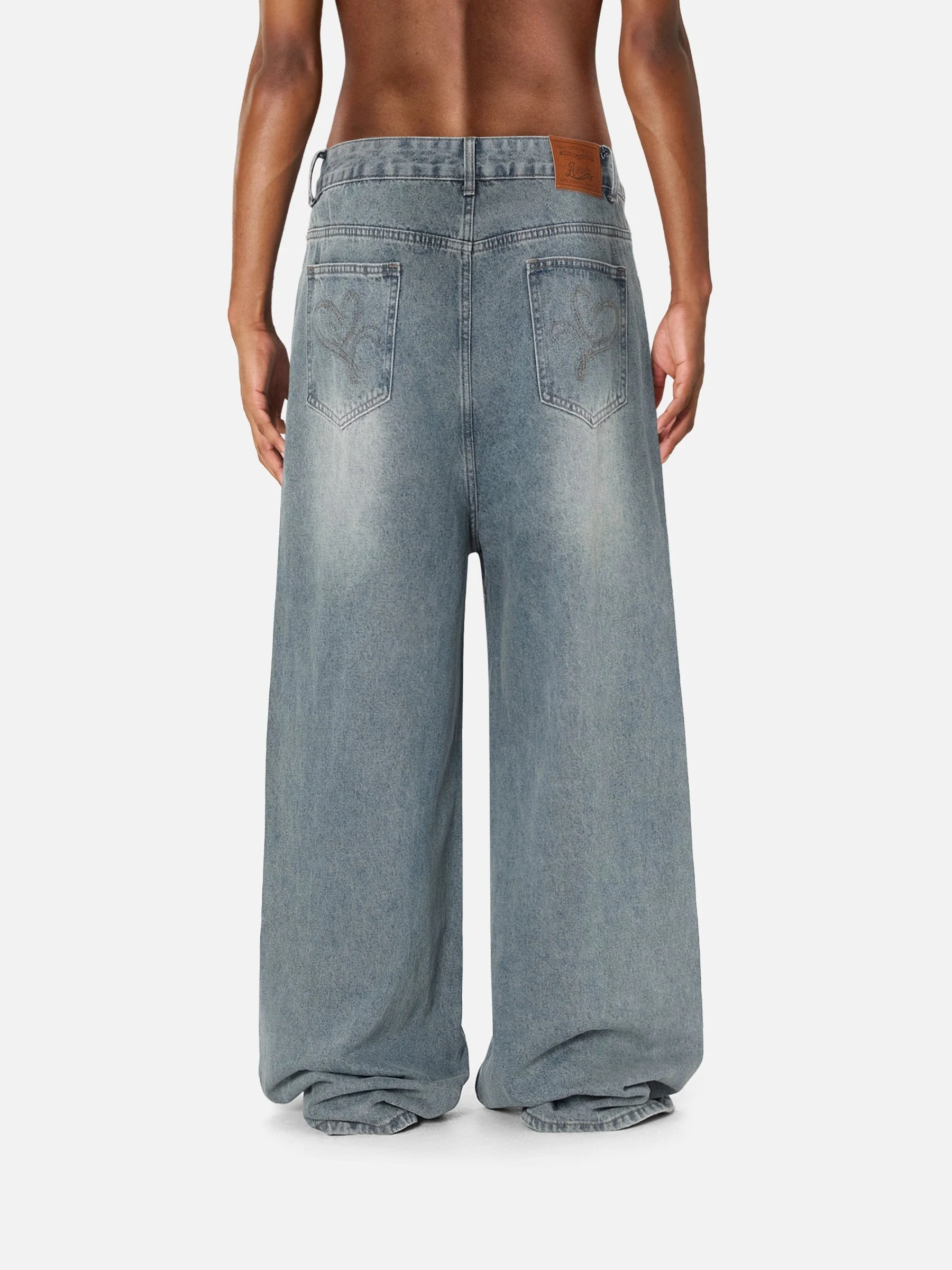 Aelfric Eden Baggy Fringe Jeans - Image 3