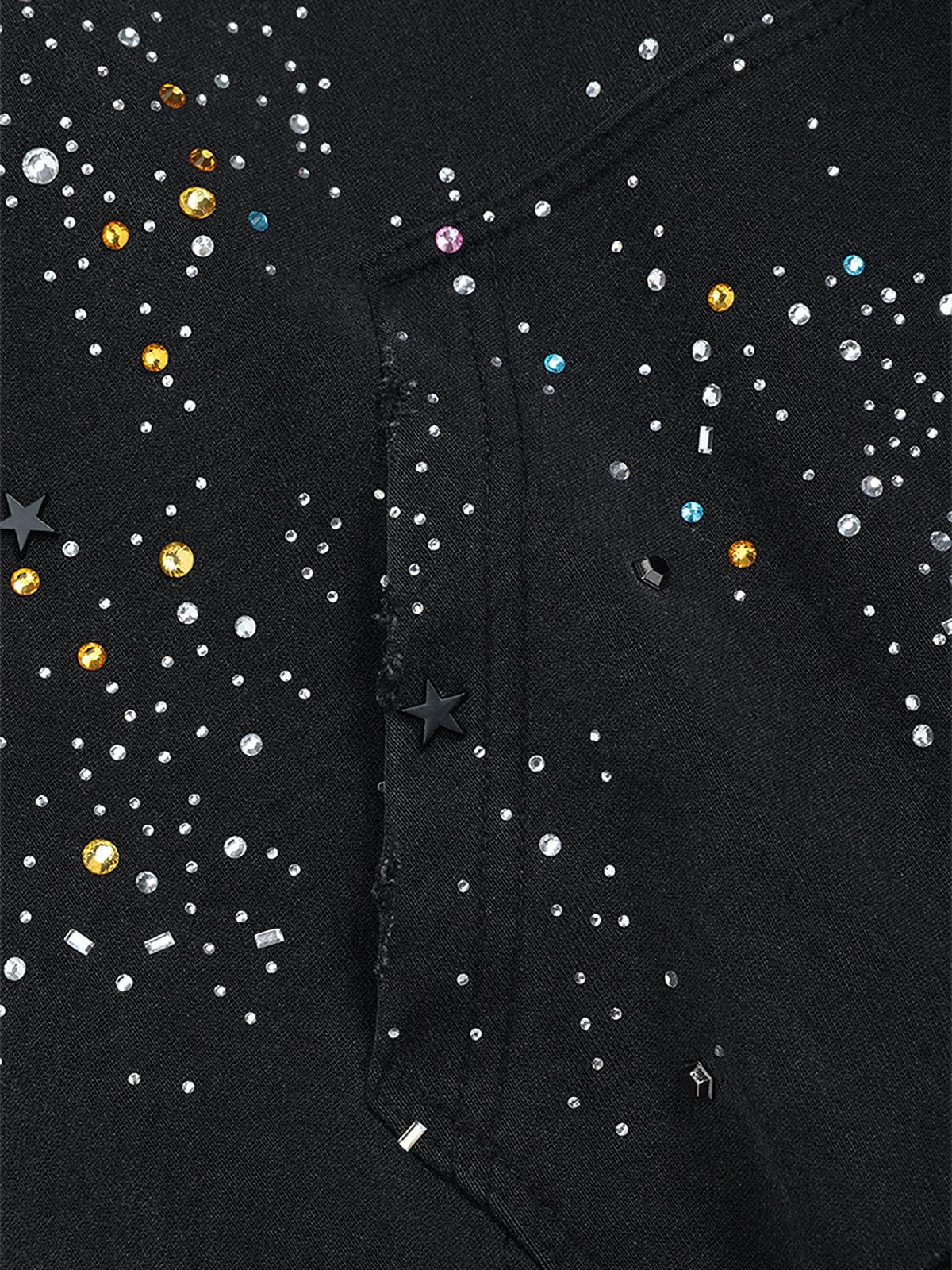 Aelfric Eden Rhinestone Boxy Zip Up V302 Hoodie - Image 7