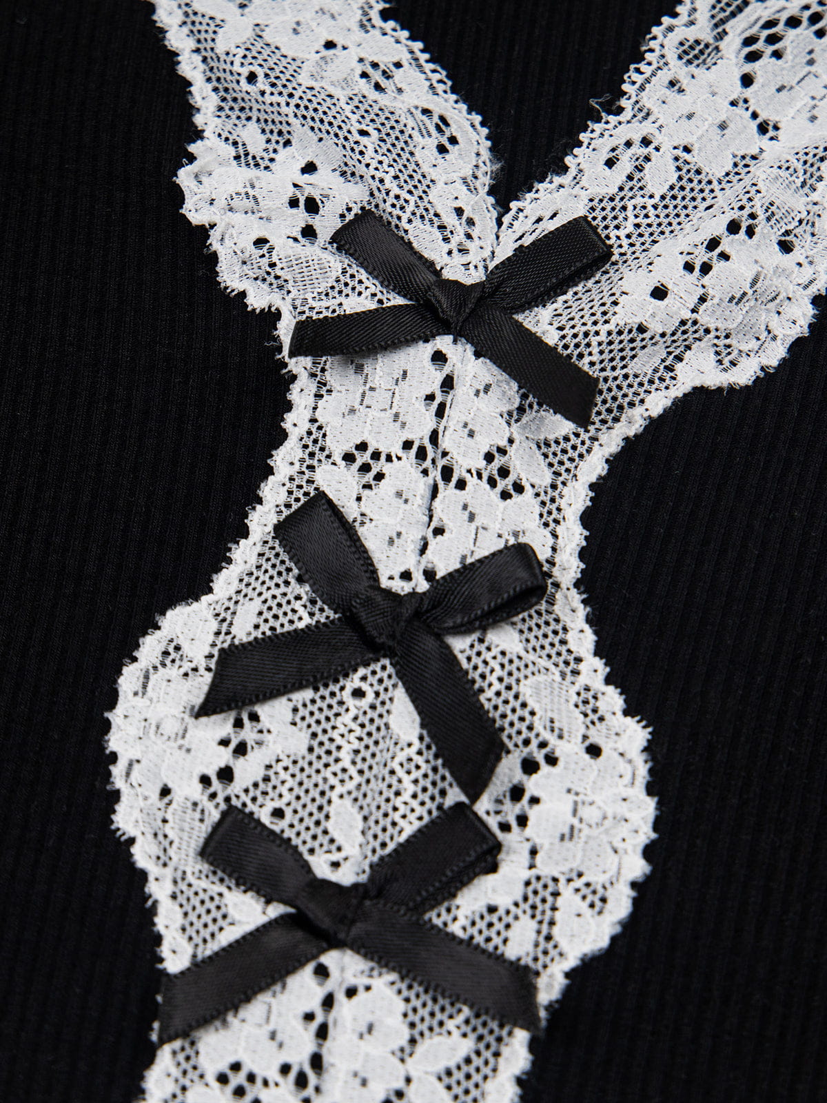 Aelfric Eden Lace Ribbon Trim Tee - Image 4