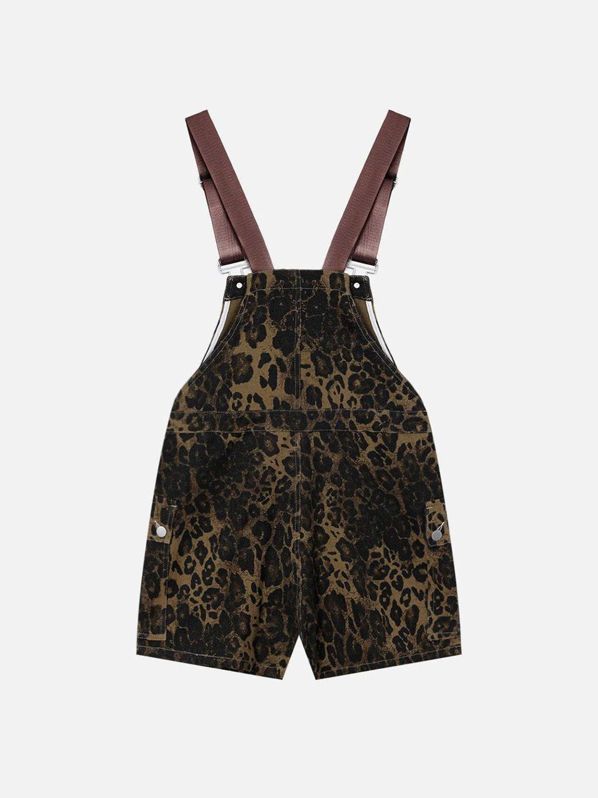 Aelfric Eden Leopard Overall Shorts - Image 4