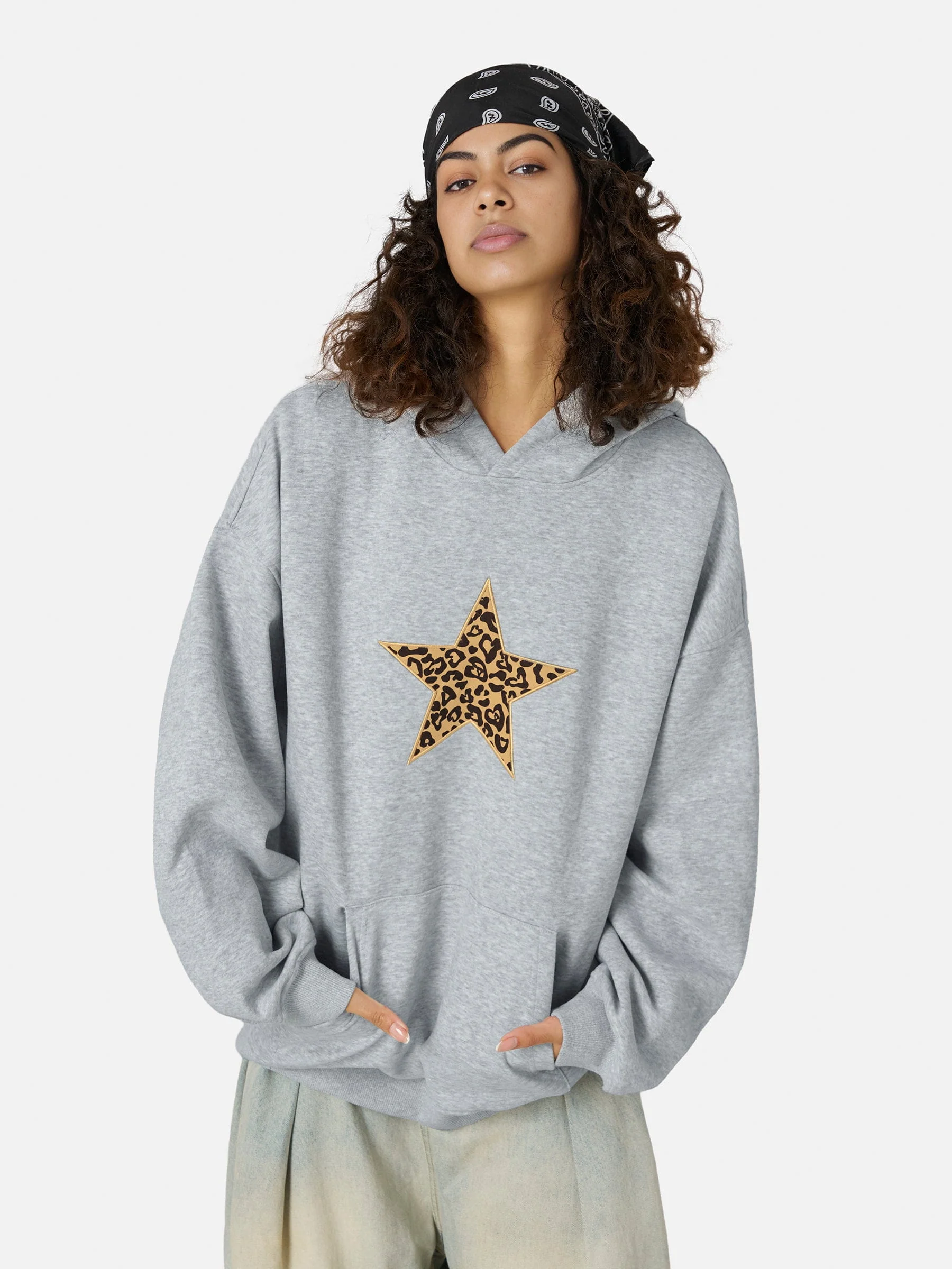 Aelfric Eden Leopard Oversized Hoodie - Image 3