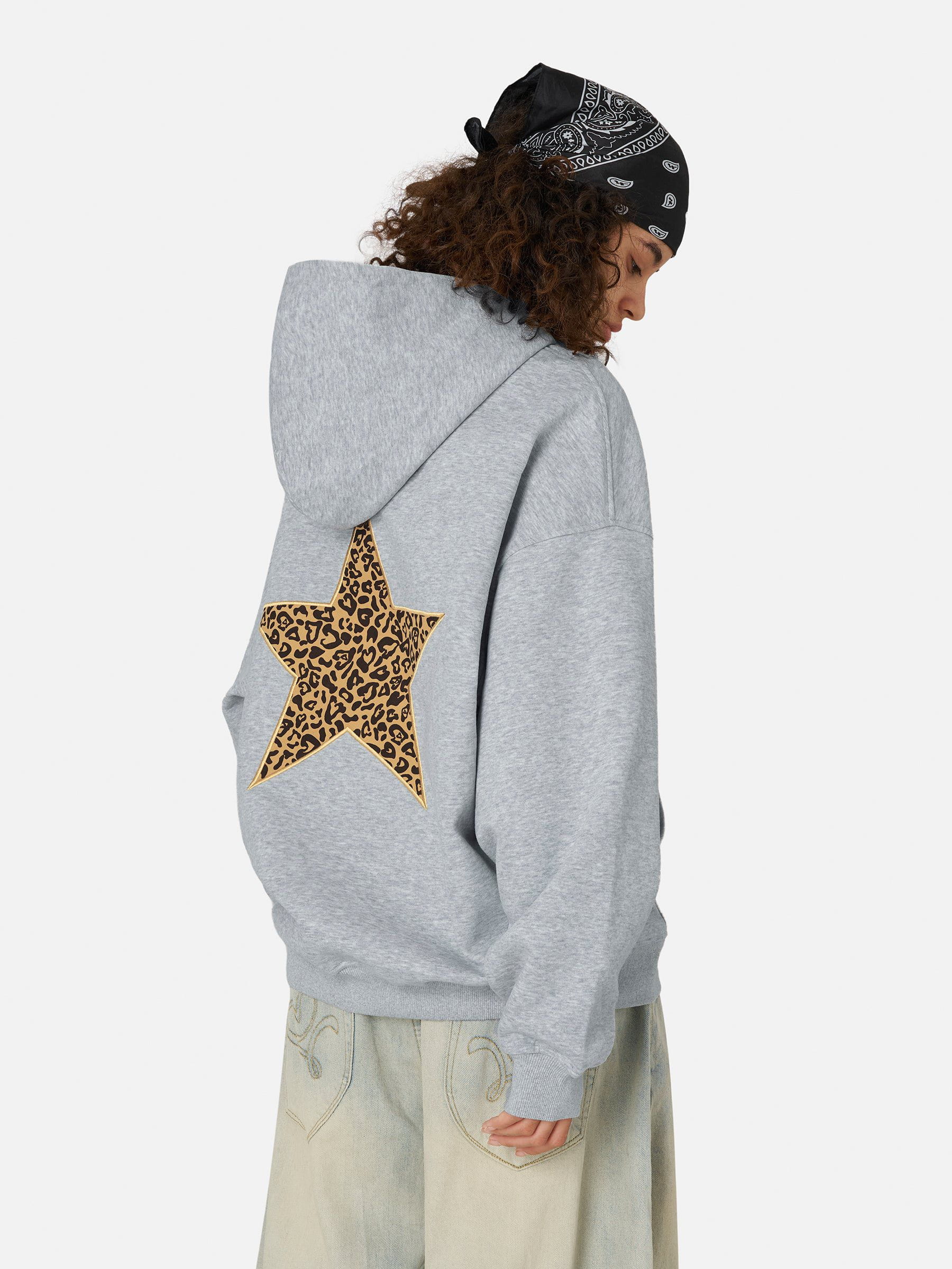 Aelfric Eden Leopard Oversized Hoodie - Image 4