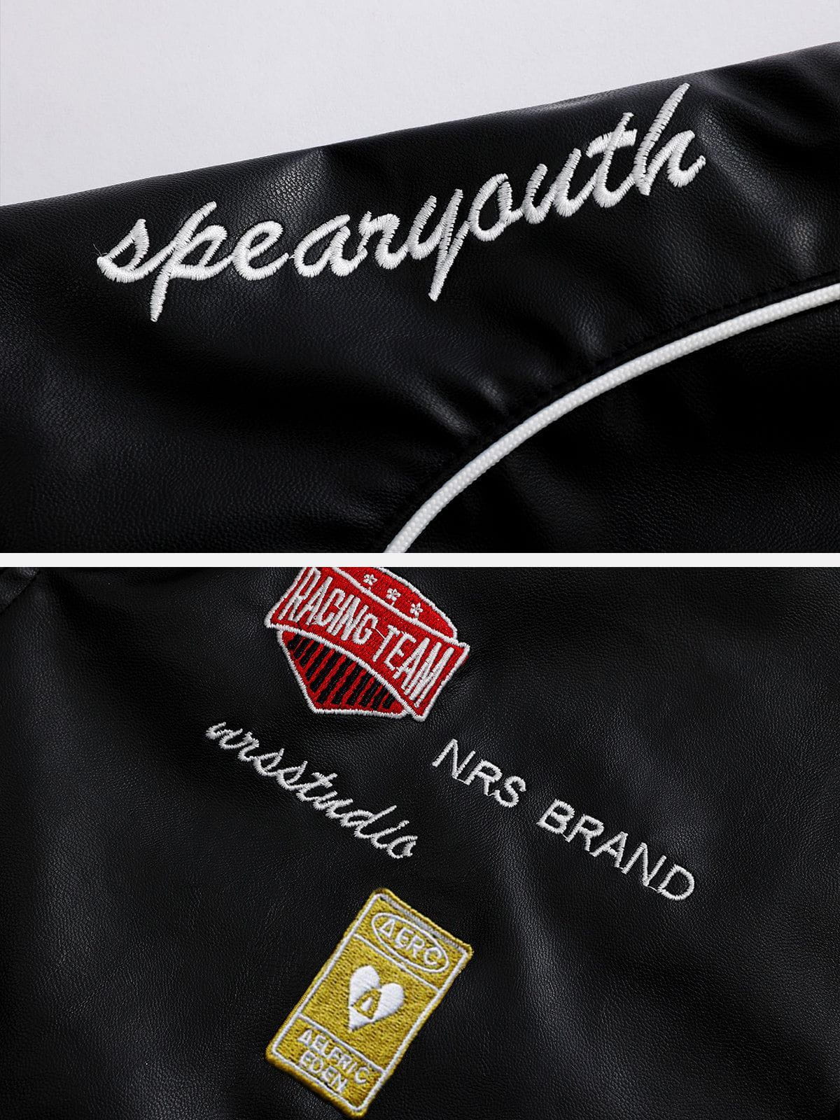 Aelfric Eden Racing Leather Jacket - Image 9