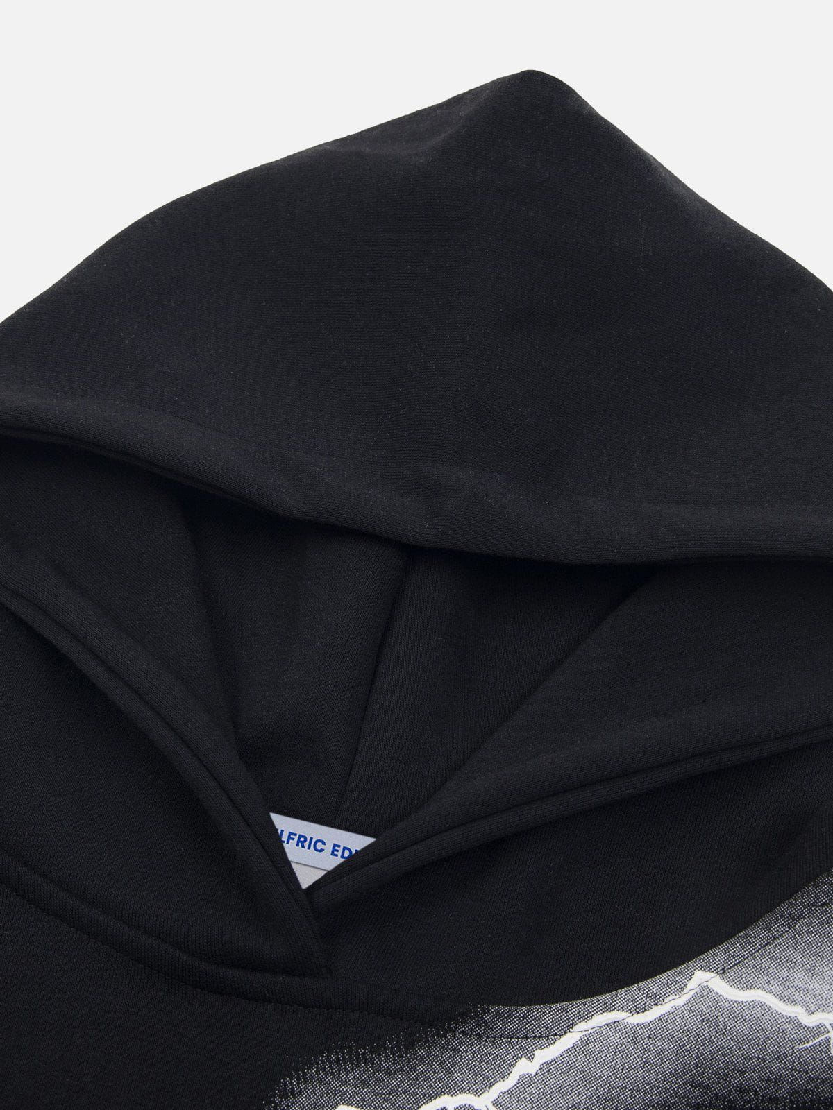 Aelfric Eden Oversized Lightning Graphic Hoodie - Image 4
