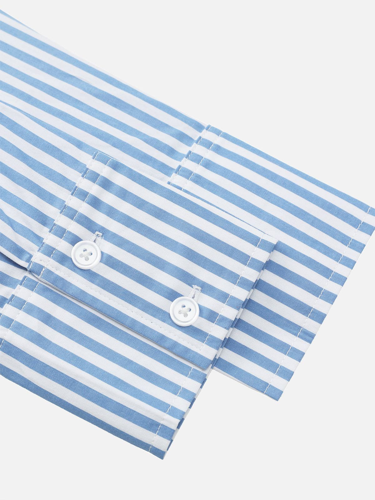 Aelfric Eden Necktie Graphic Stripe Long Sleeve Shirt - Image 11
