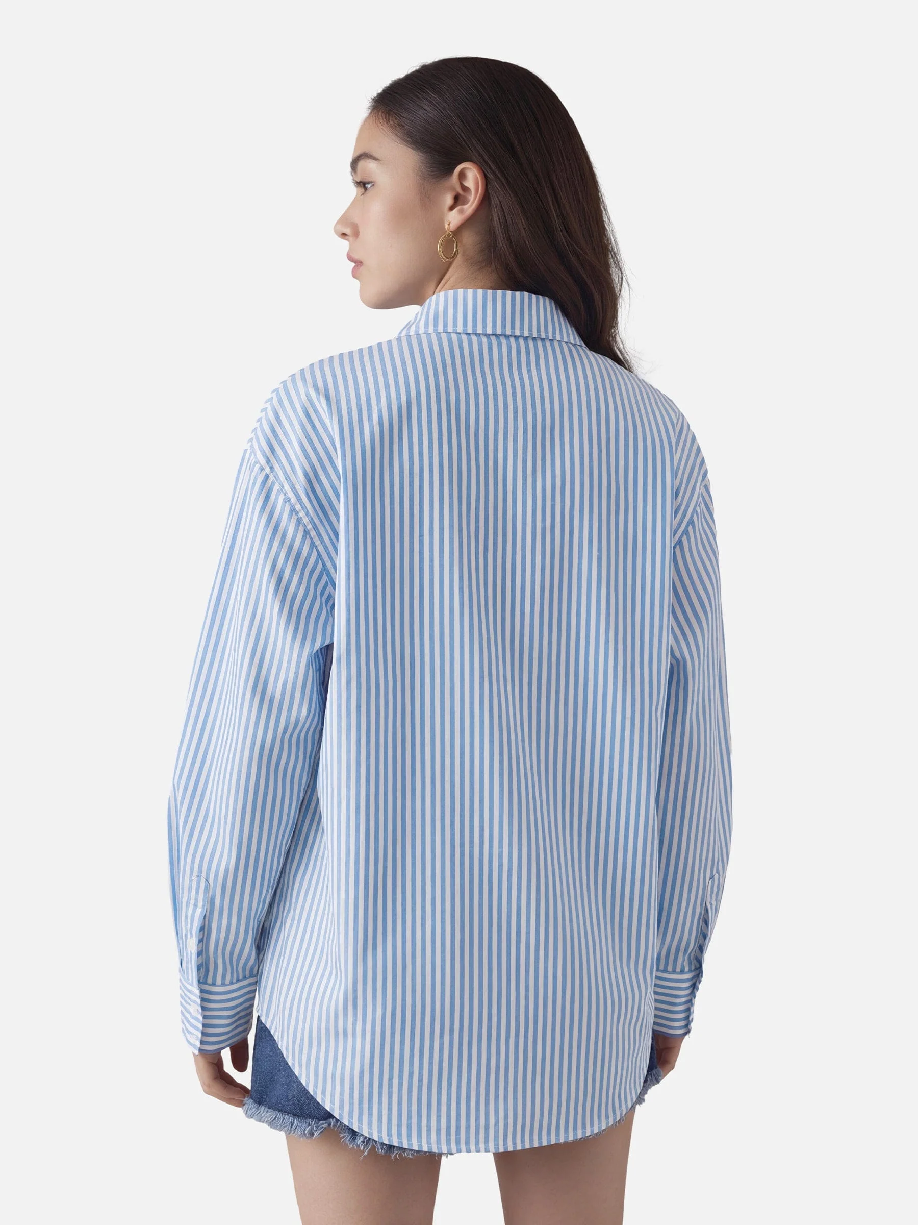 Aelfric Eden Necktie Graphic Stripe Long Sleeve Shirt - Image 3