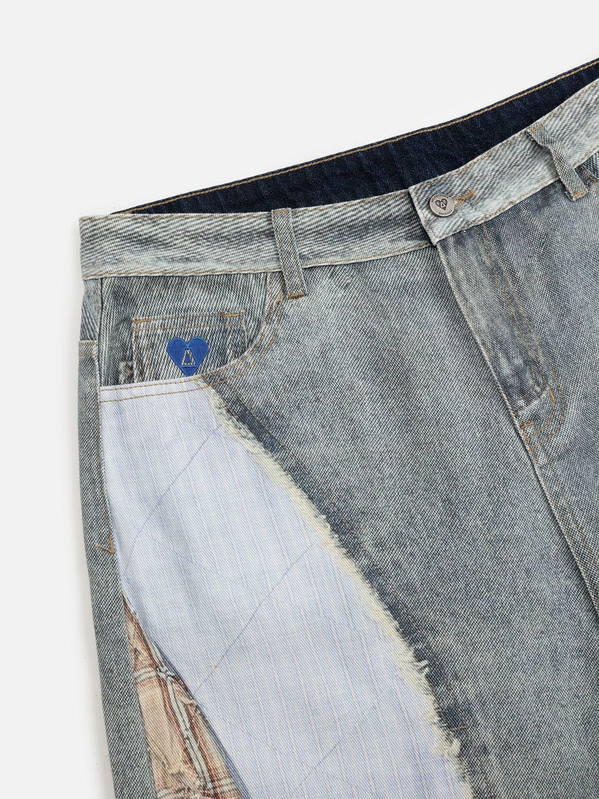 Aelfric Eden Patchwork Denim Jeans - Image 3