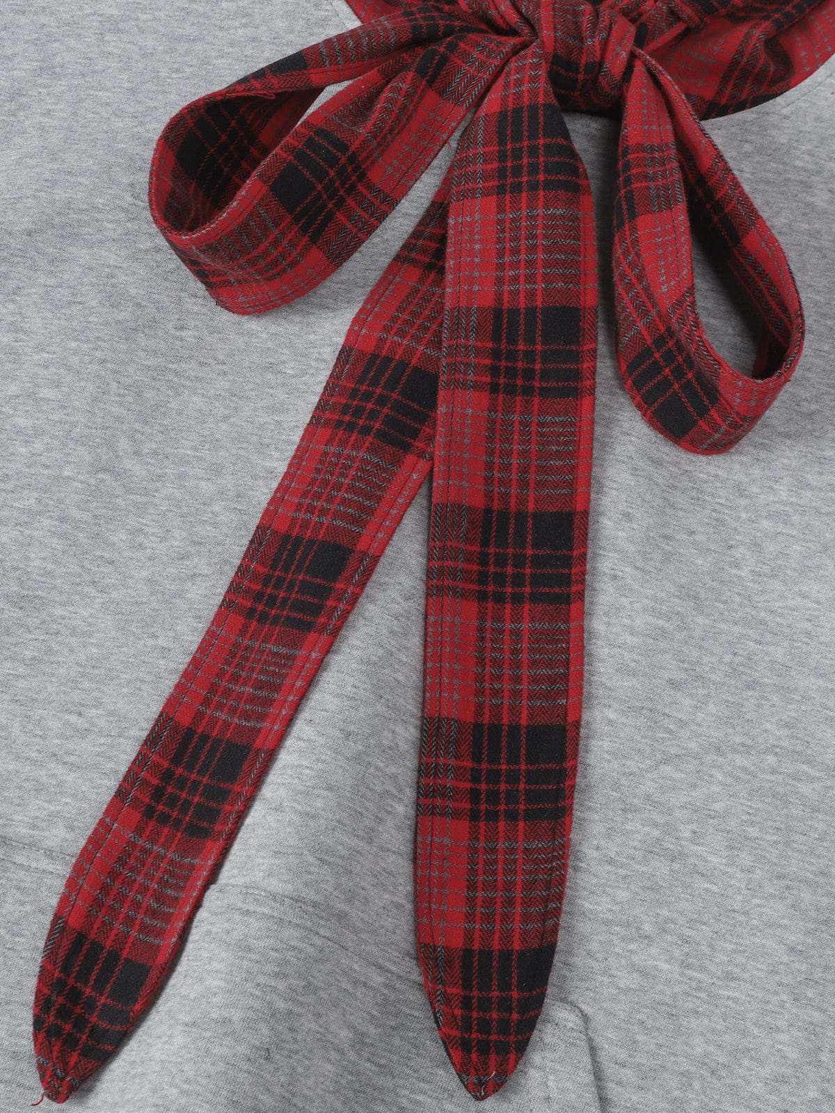Aelfric Eden Plaid Bow Pullover Hoodie - Image 3