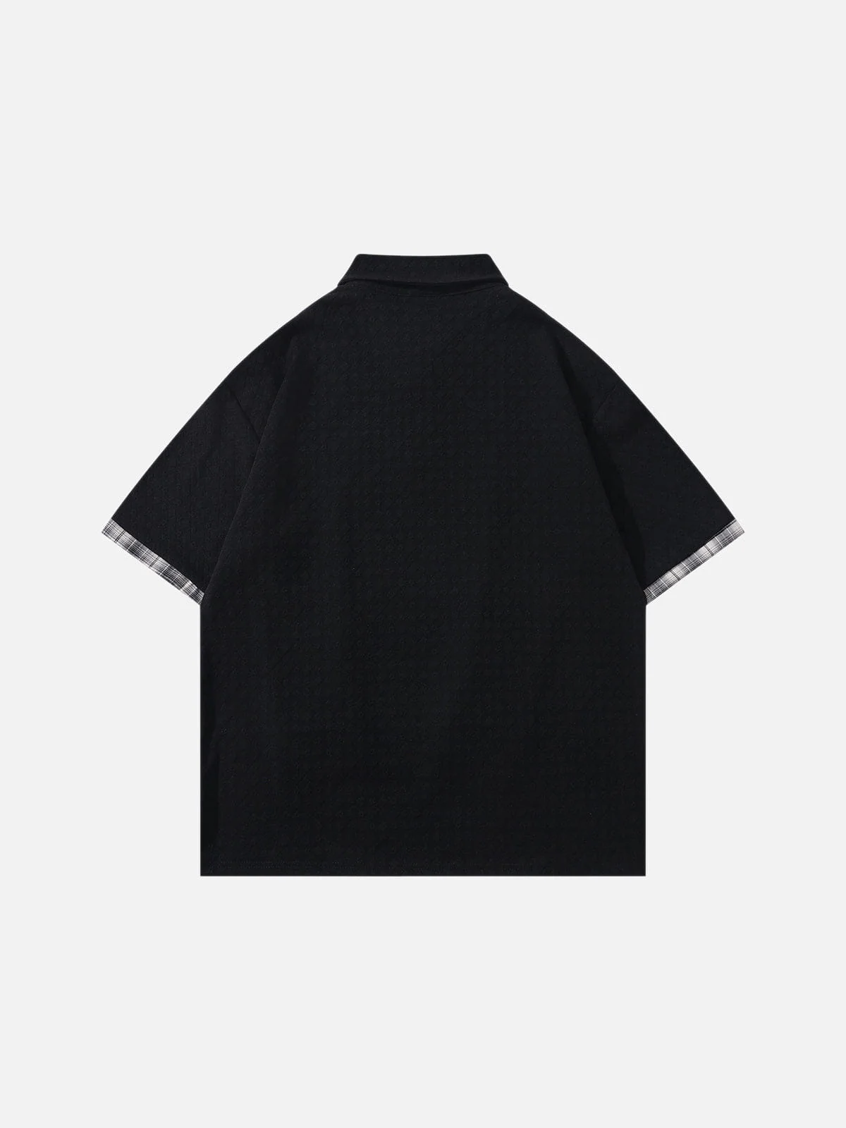 Aelfric Eden Plaid Scarf Layered Tee - Image 4
