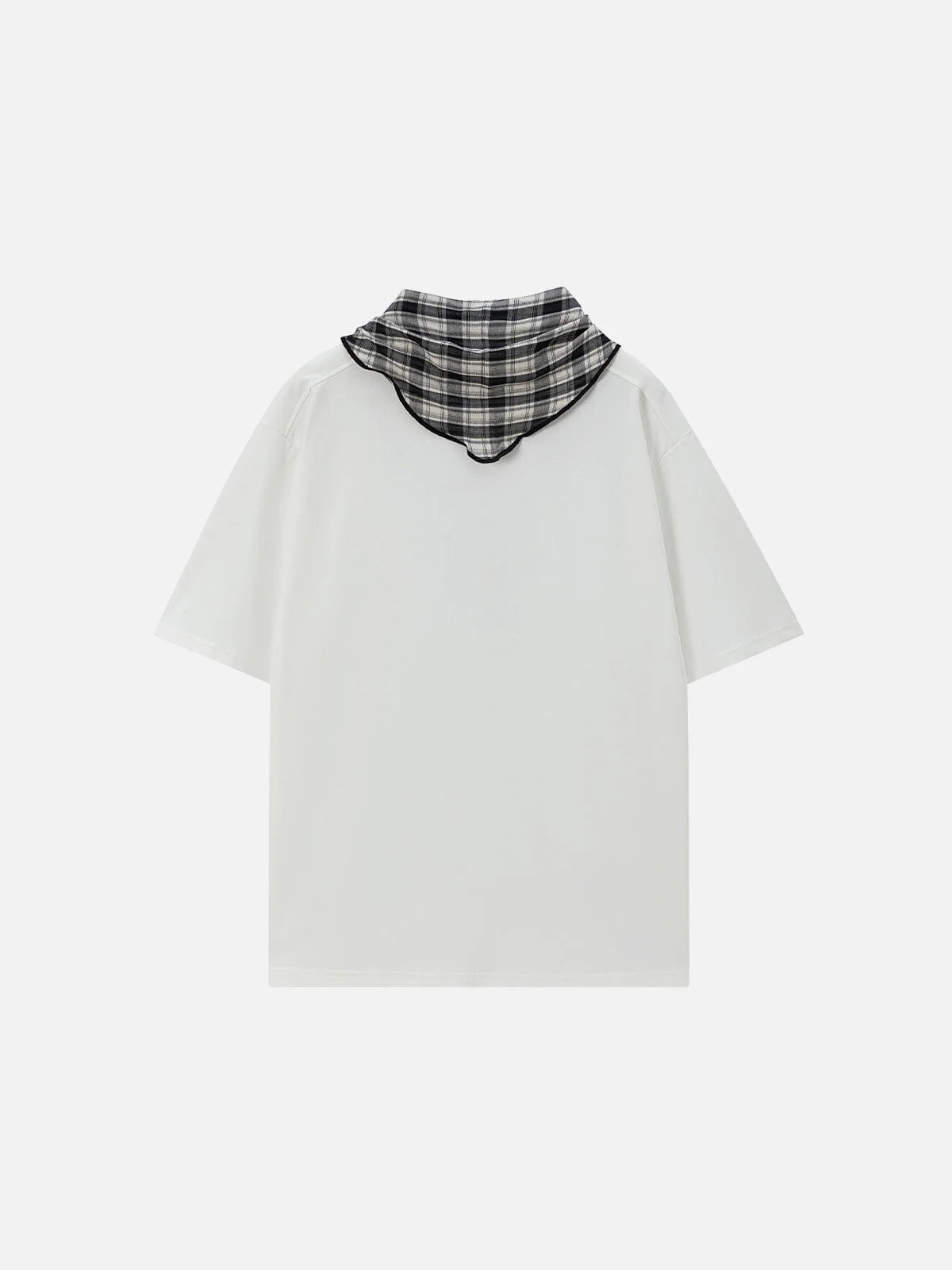 Aelfric Eden Plaid Tie Sailor Collar Tee - Image 3