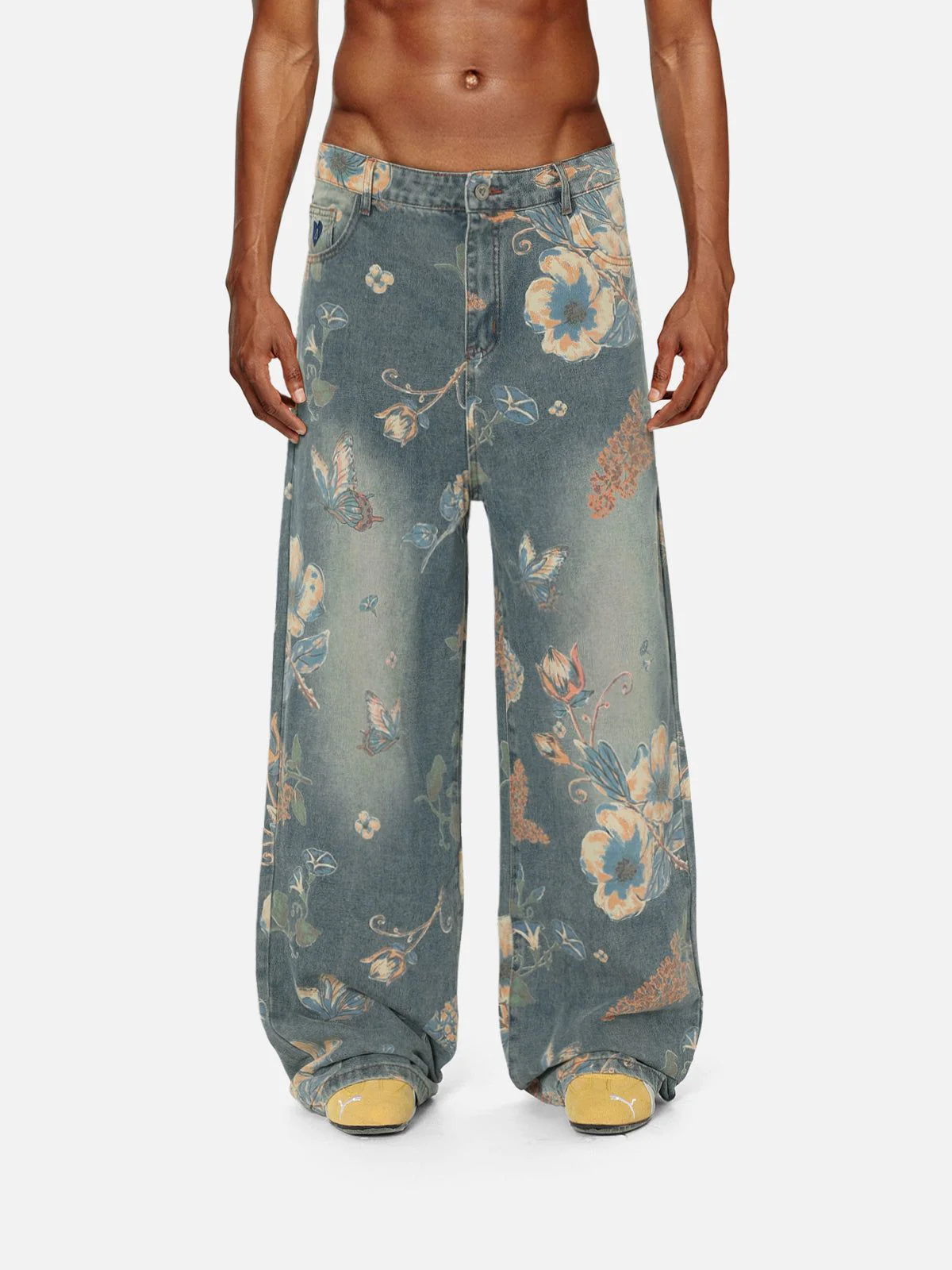 Aelfric Eden Floral Baggy Jeans - Image 3