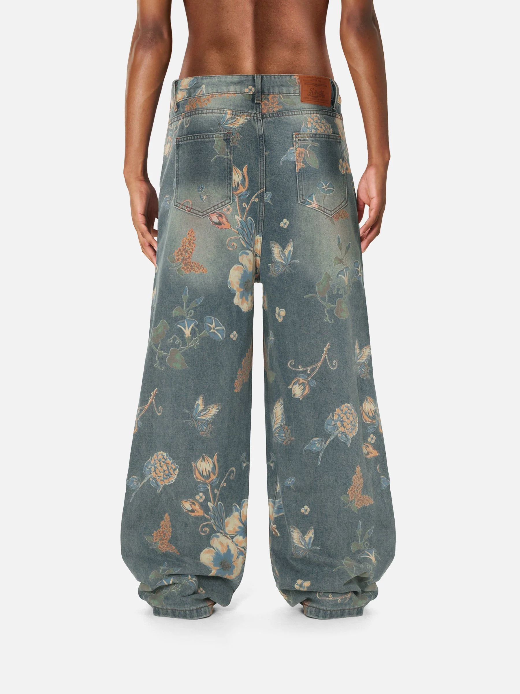 Aelfric Eden Floral Baggy Jeans - Image 4