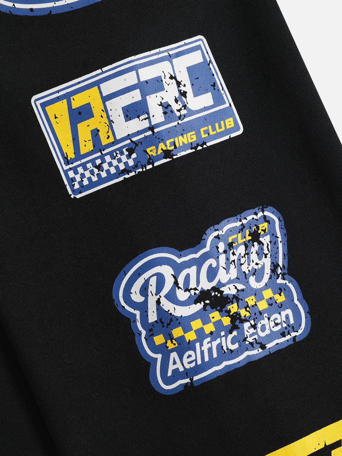 Aelfric Eden Racing Logo Patches Print Long Sleeve Tee - Image 5