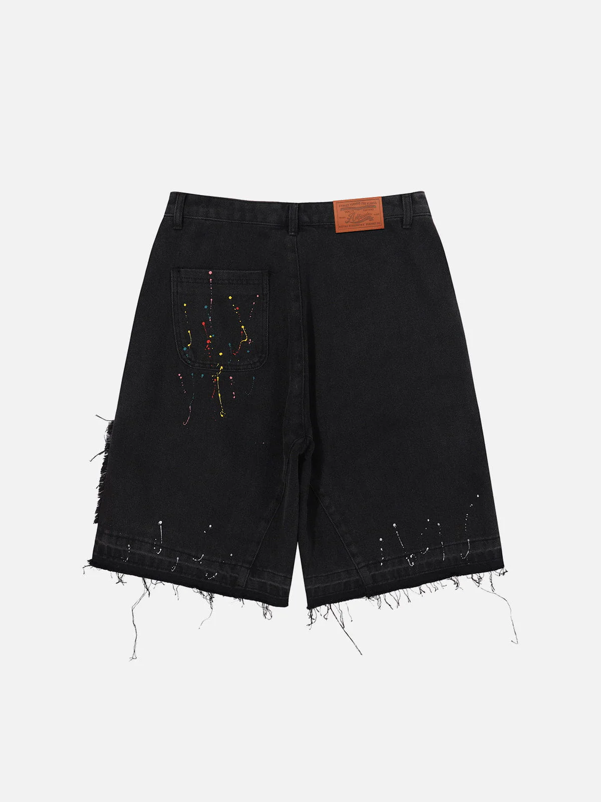 Aelfric Eden Reconstructed Paint Splatter Jorts - Image 2