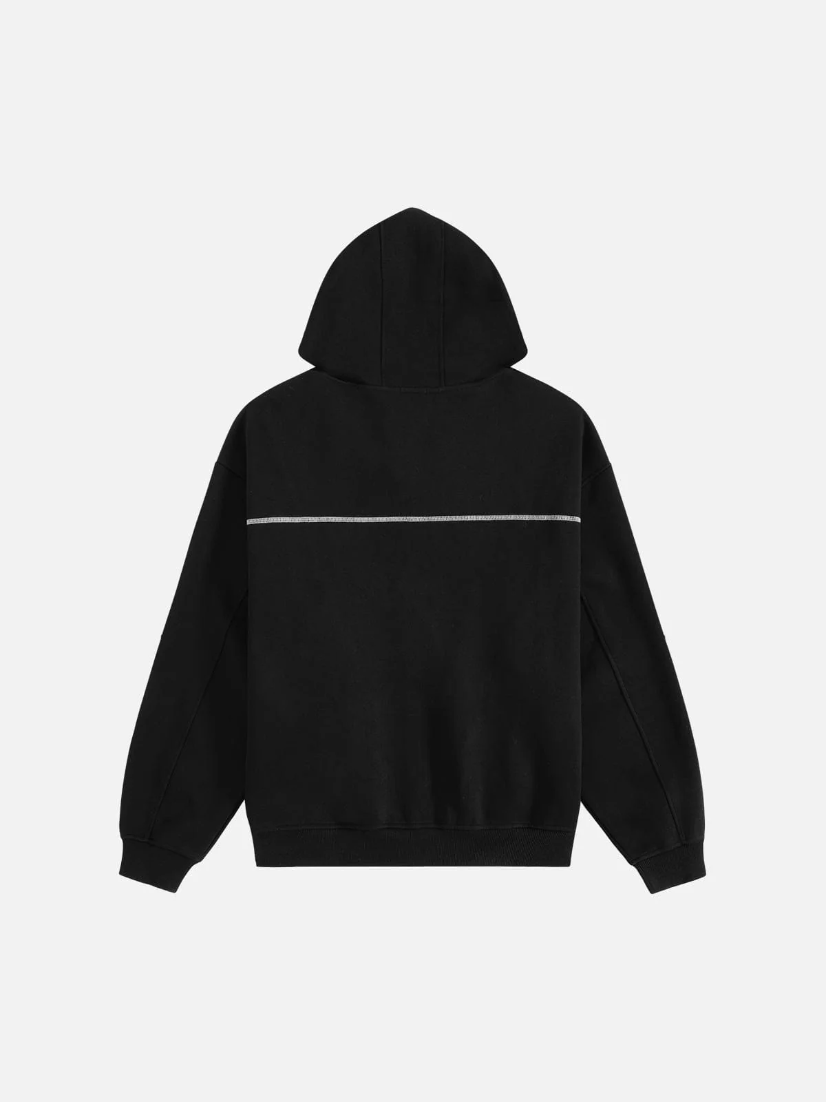 Aelfric Eden Contrast Stitching Pullover Hoodie - Image 3