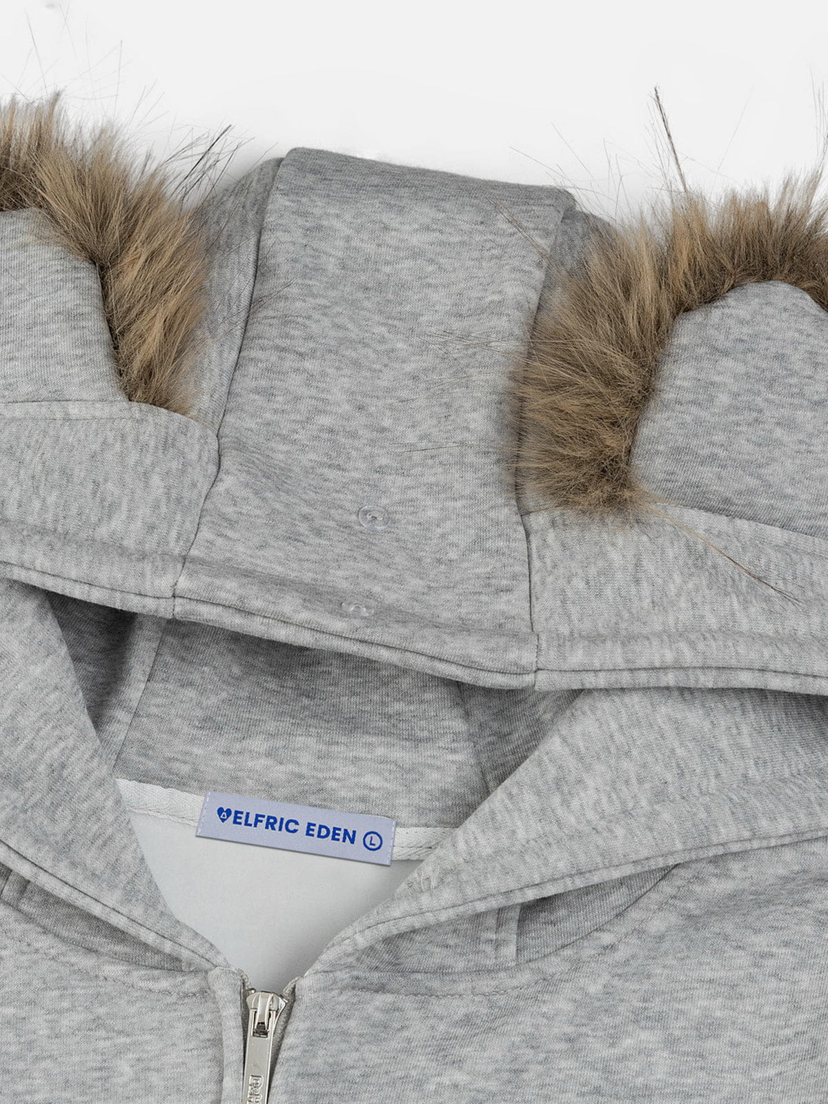 Aelfric Eden Detachable Collar Zip Up Hoodie - Image 4