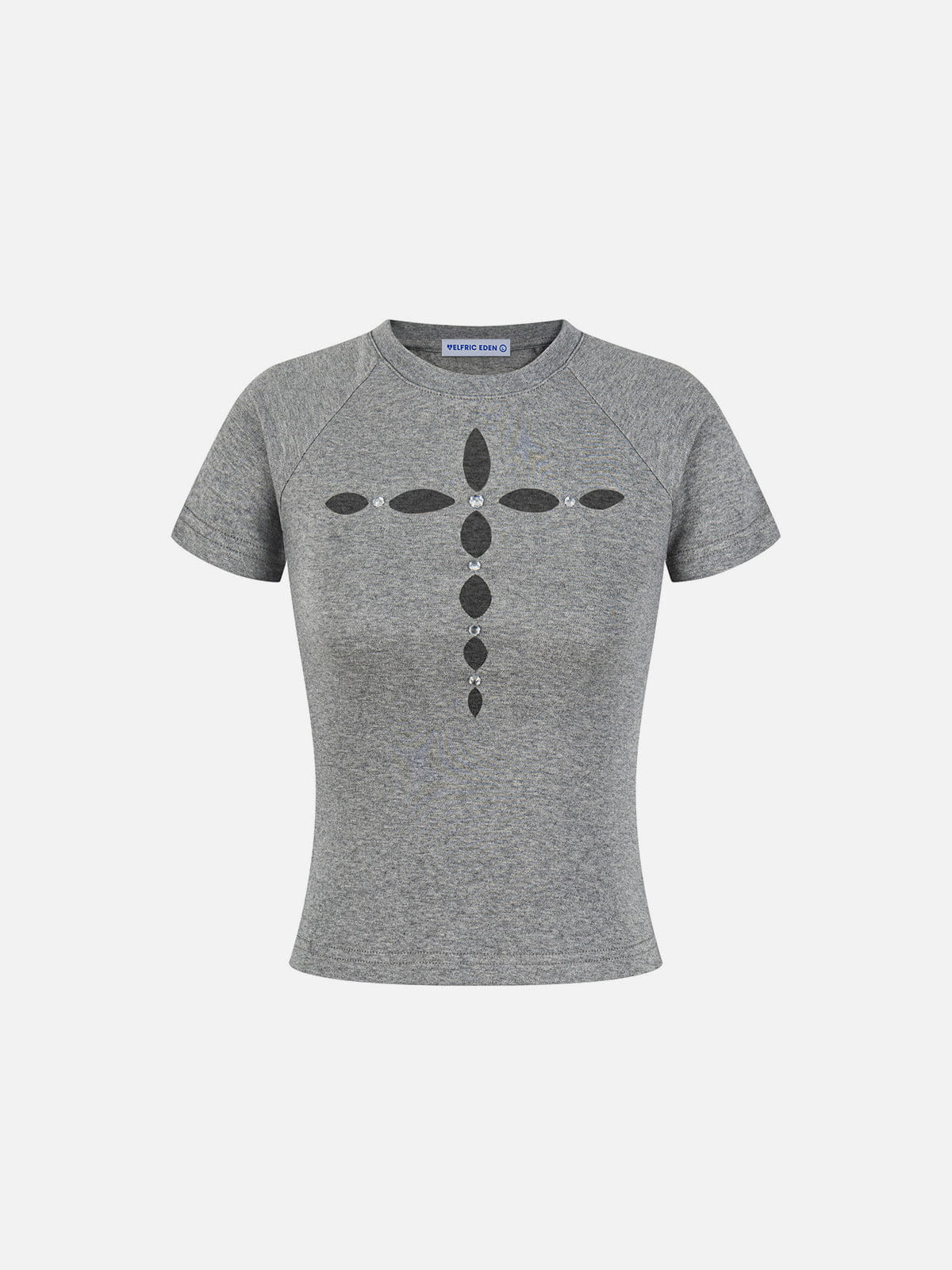 Aelfric Eden Rhinestone Cross Graphic Tee - Image 2