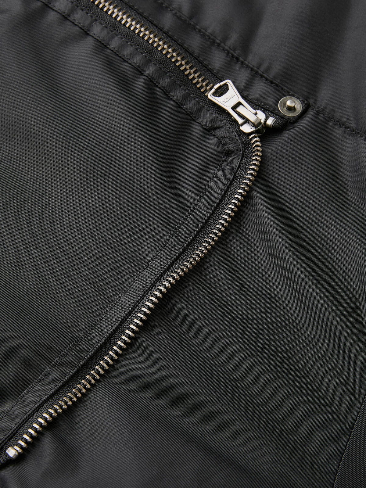Aelfric Eden Ribbed Panel Zip Up Coat - Image 6