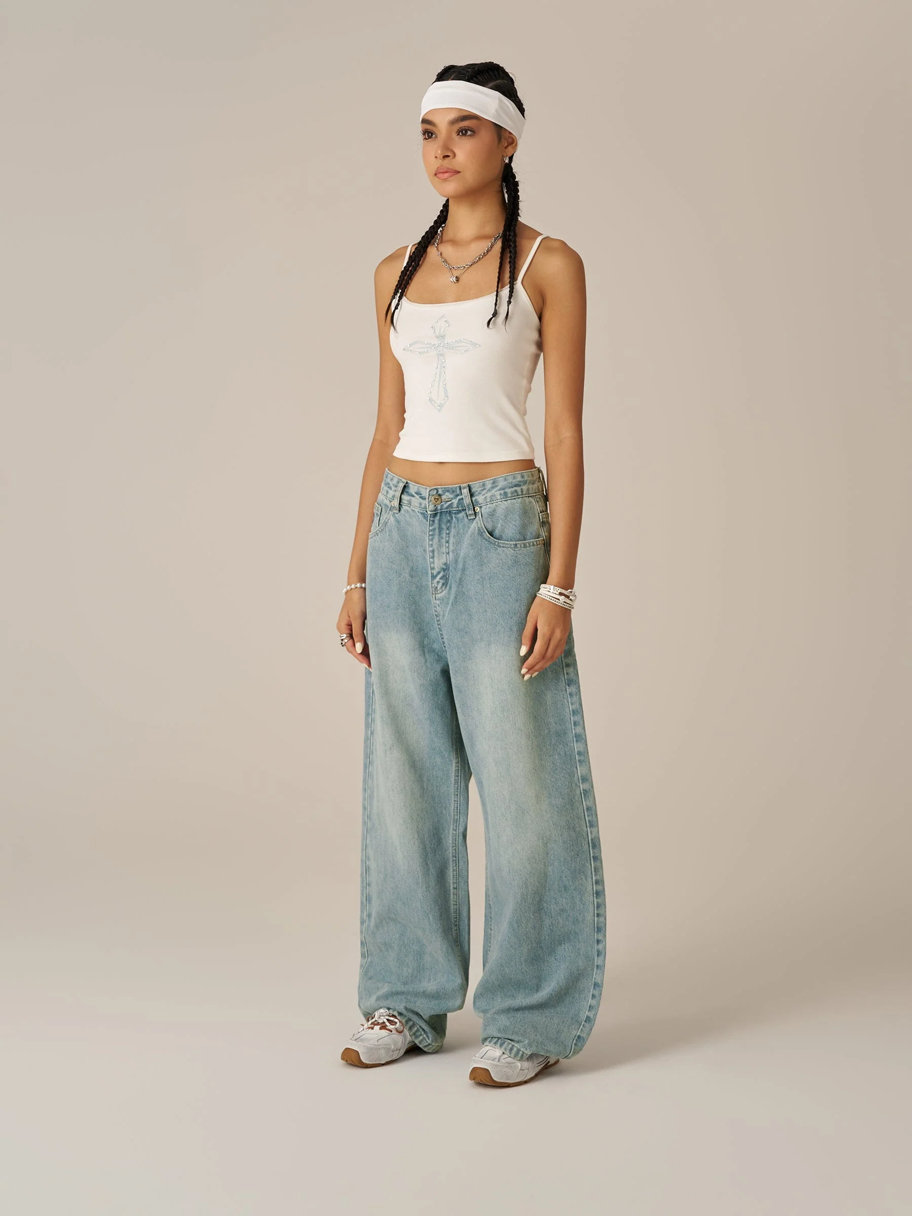 Aelfric Eden Baggy Basic Jeans - Image 5