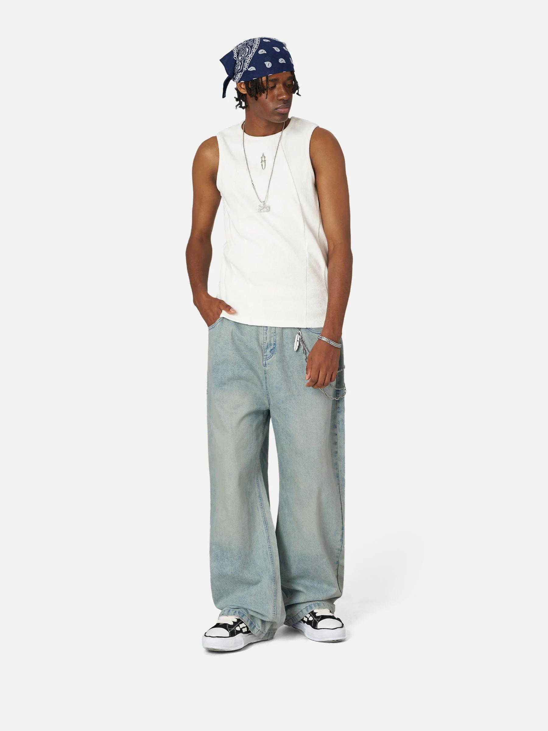 Aelfric Eden Baggy Basic Jeans - Image 7