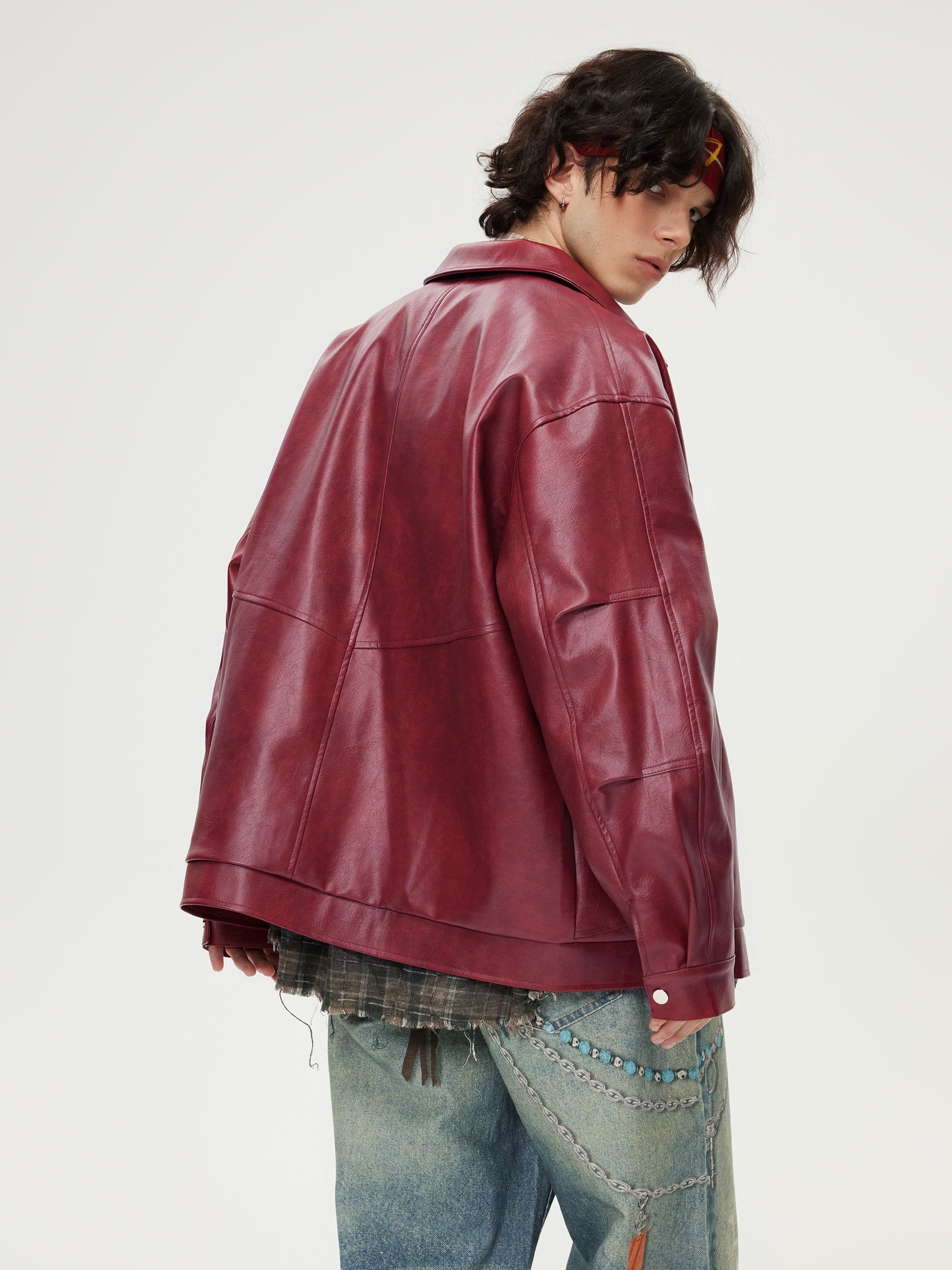 Aelfric Eden Vintage Leather Jacket - Image 4