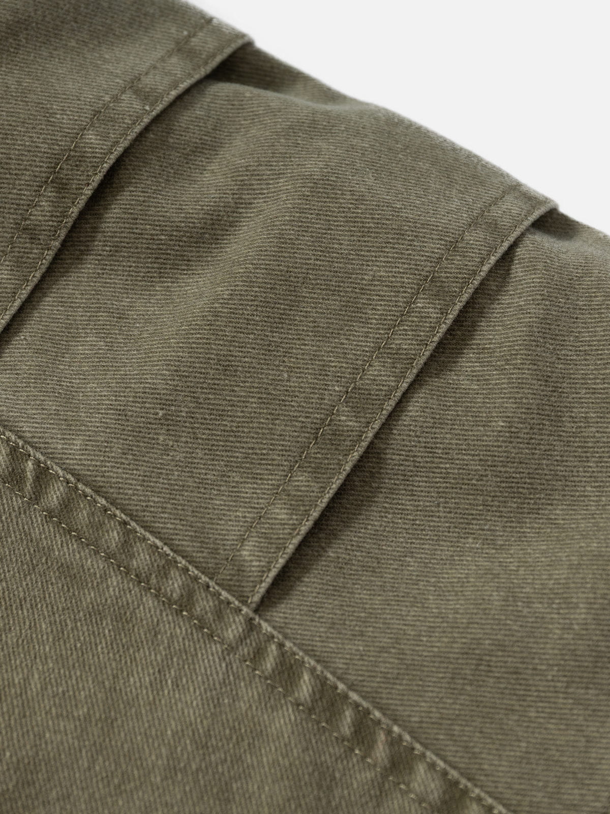 Aelfric Eden Stand Collar Denim Coat - Image 4