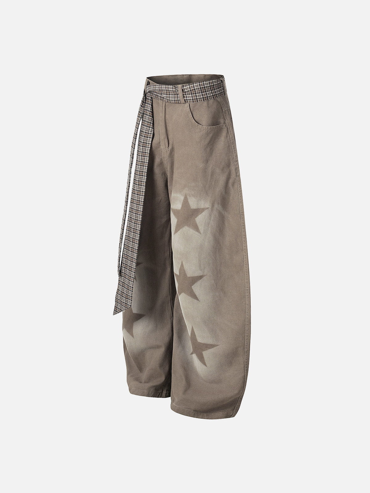 Aelfric Eden Star Graphic Baggy Barrel Pants - Image 3