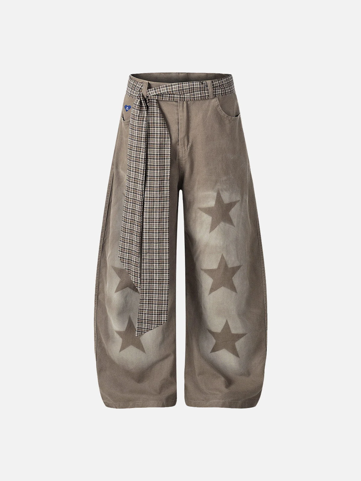 Aelfric Eden Star Graphic Baggy Barrel Pants - Image 4